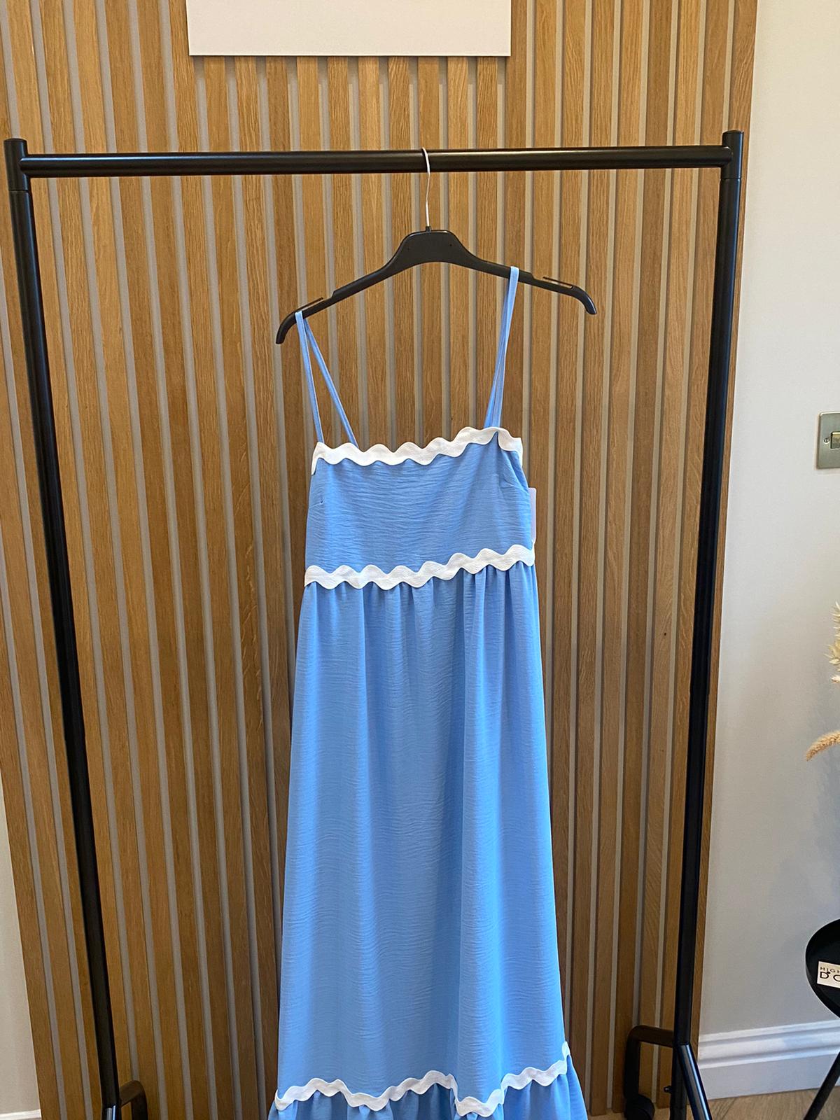 Mya Blue Maxi Dress