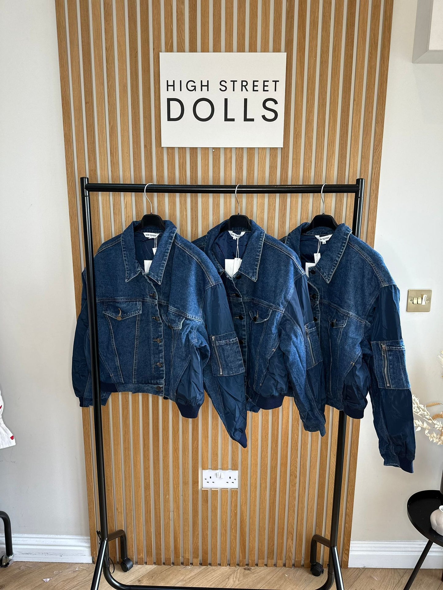Odell Denim Bomber Jacket Jean Jacket Coat