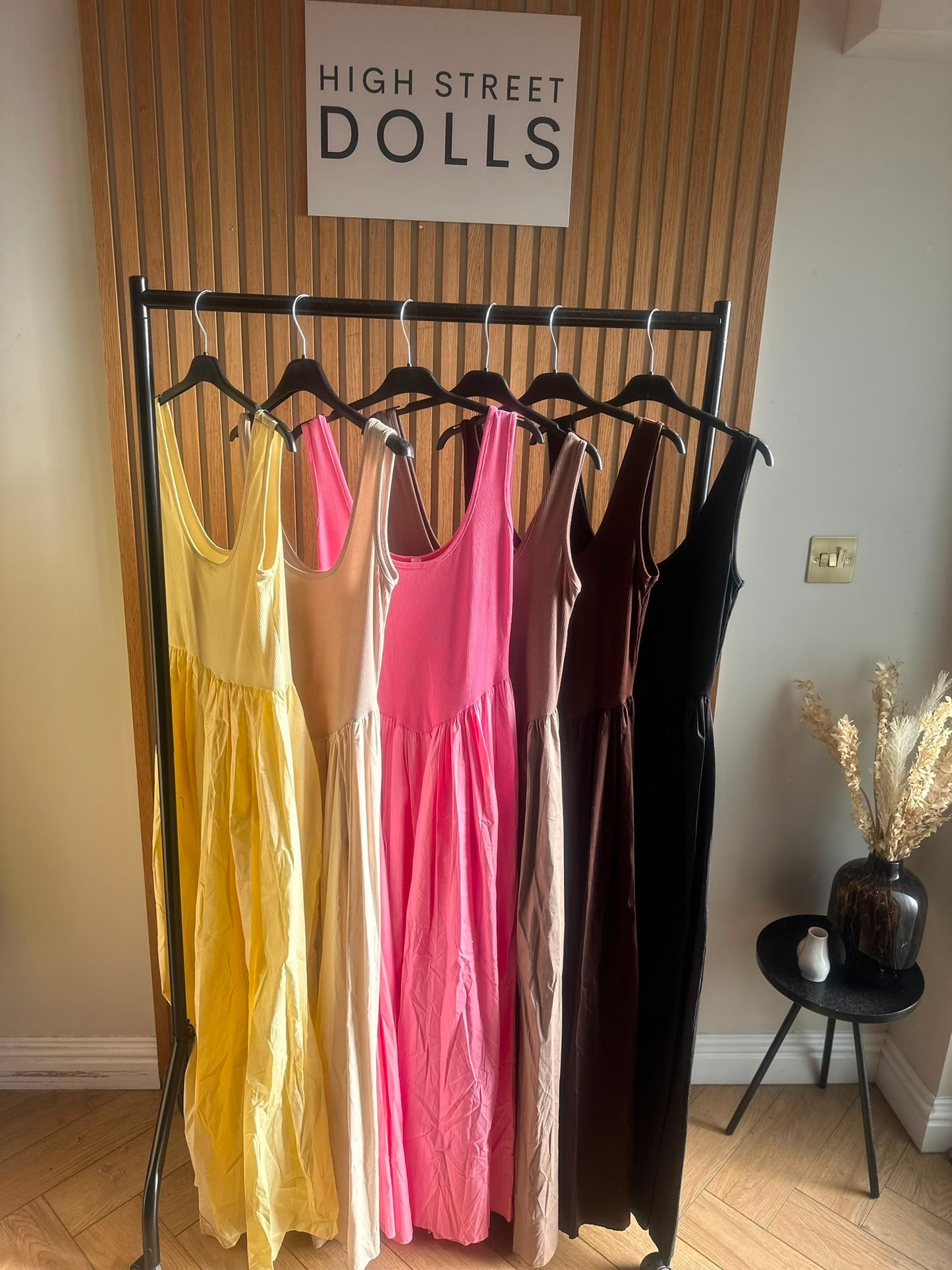 Charlotte Maxi Dress Longline Gathered Skirt Ruffles Stretch Summer Holiday