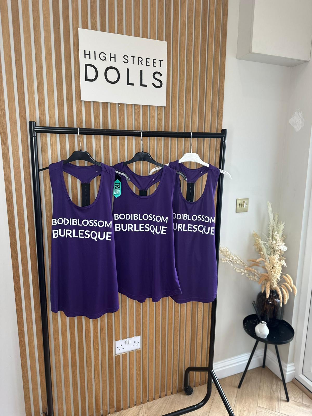 BodiBlossom Purple Dance Vest