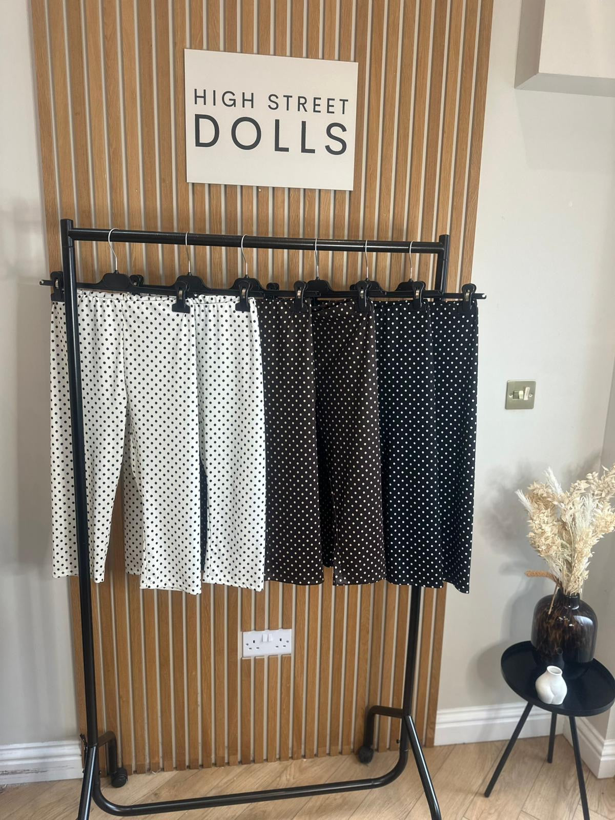 Fiona 3 Quarter Leggings  Leggings Trousers Summer Spring Polka Dot Print Trending Viral