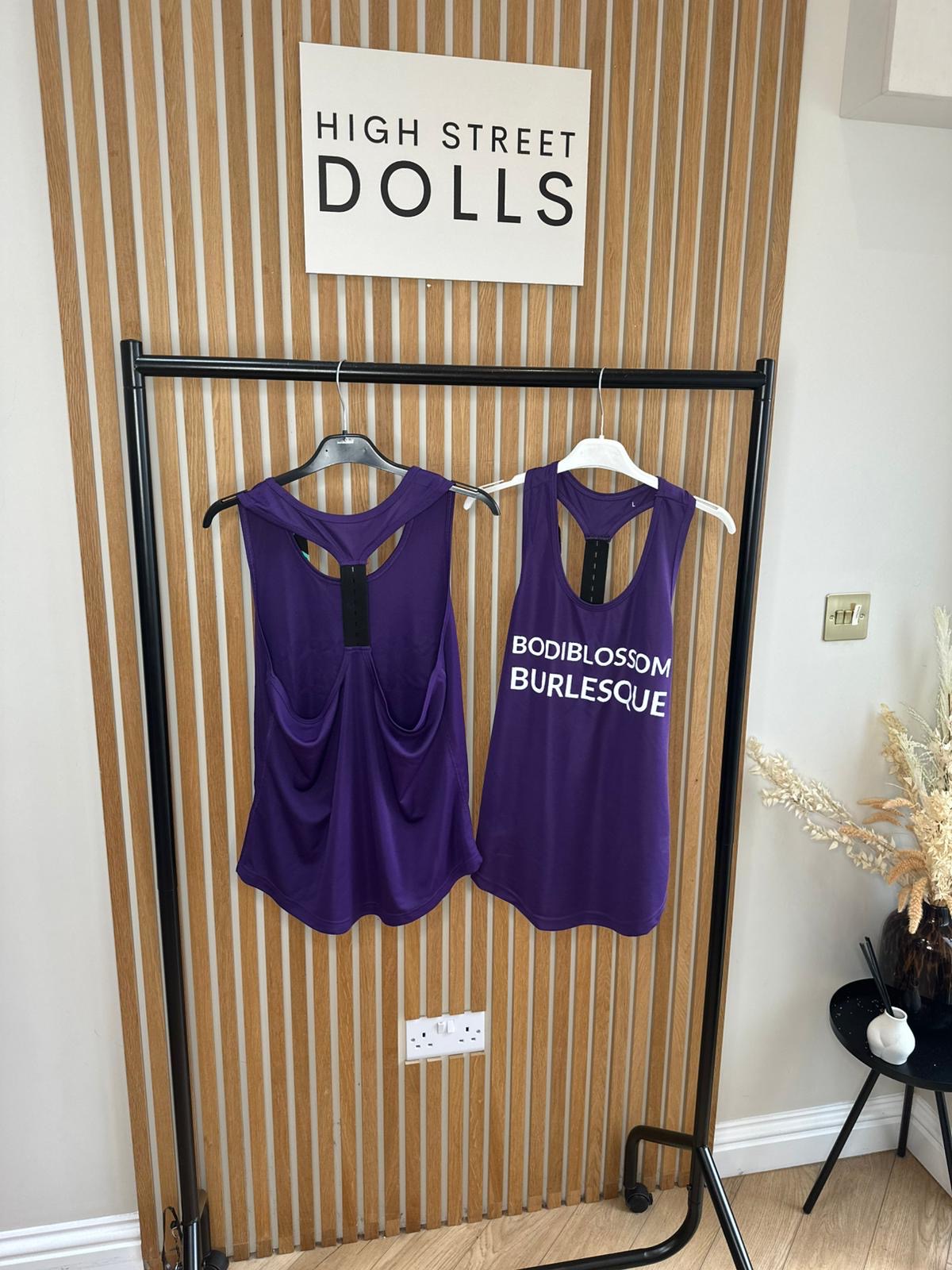 BodiBlossom Purple Dance Vest