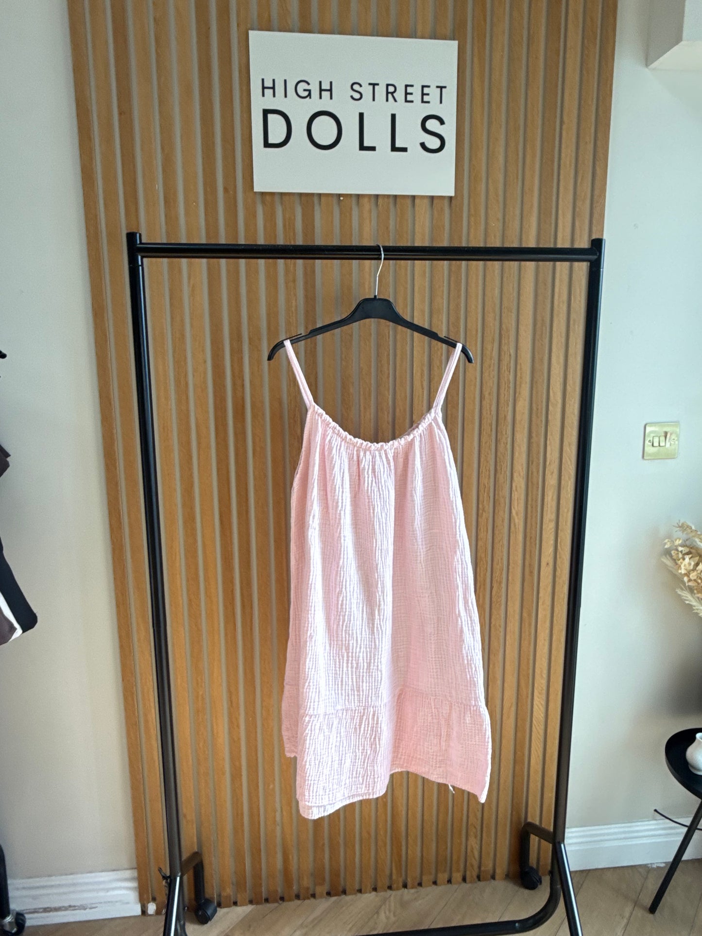 Floss Ruffle Dress Cheesecloth Summer Holiday Short Dress