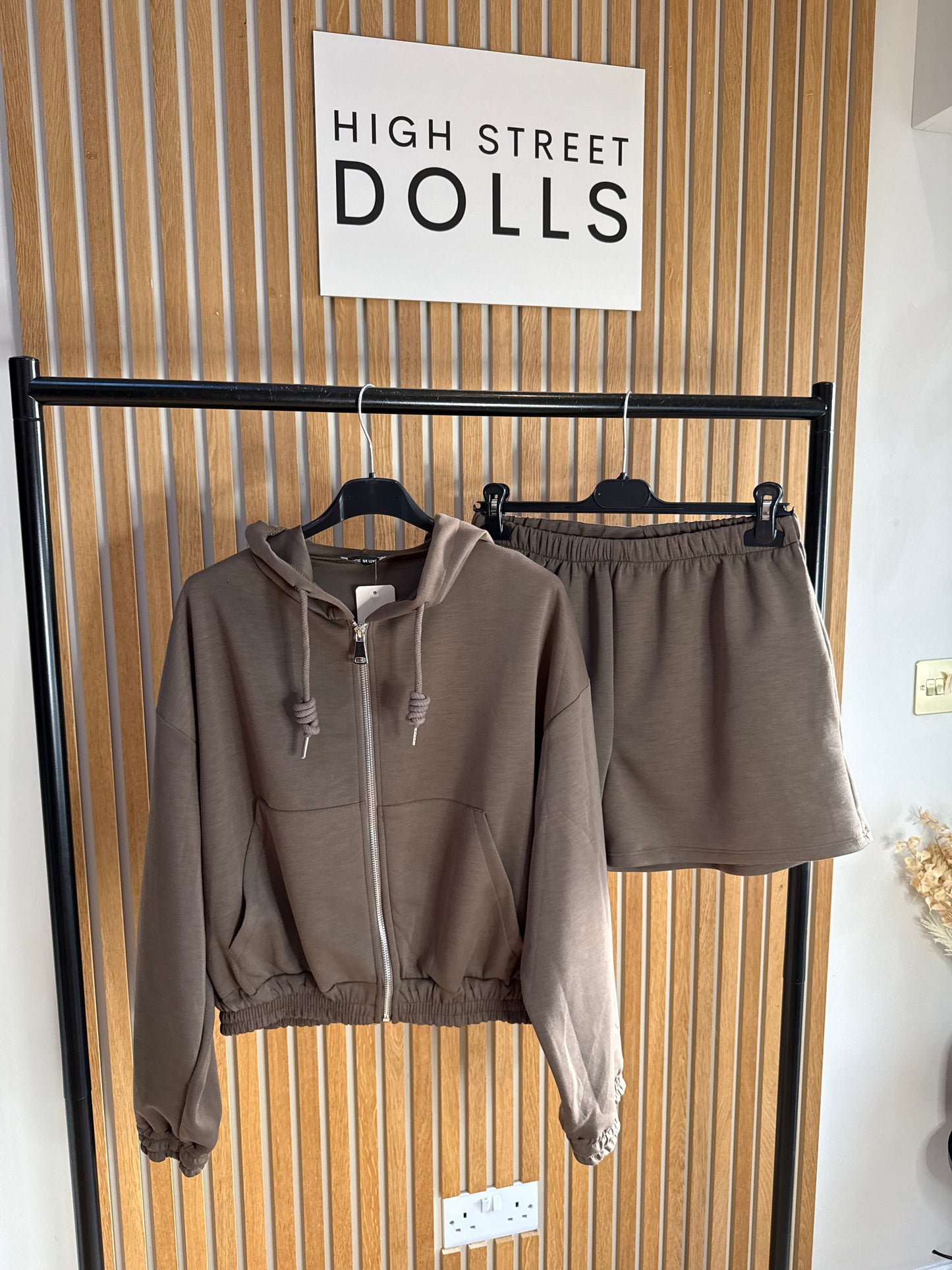 Frankie Zip Up Hoodie and Shorts Womens Co Ord Two Piece Summer Autumn