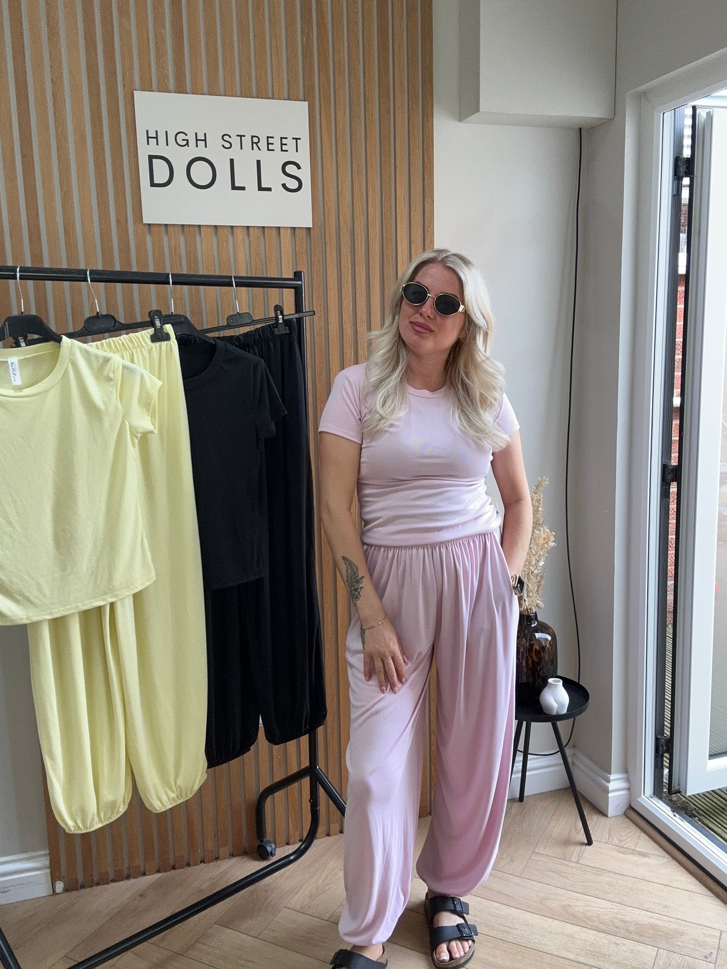 Thea Top and Harem Trousers Set Women’s Summer Holiday Light Weight Material