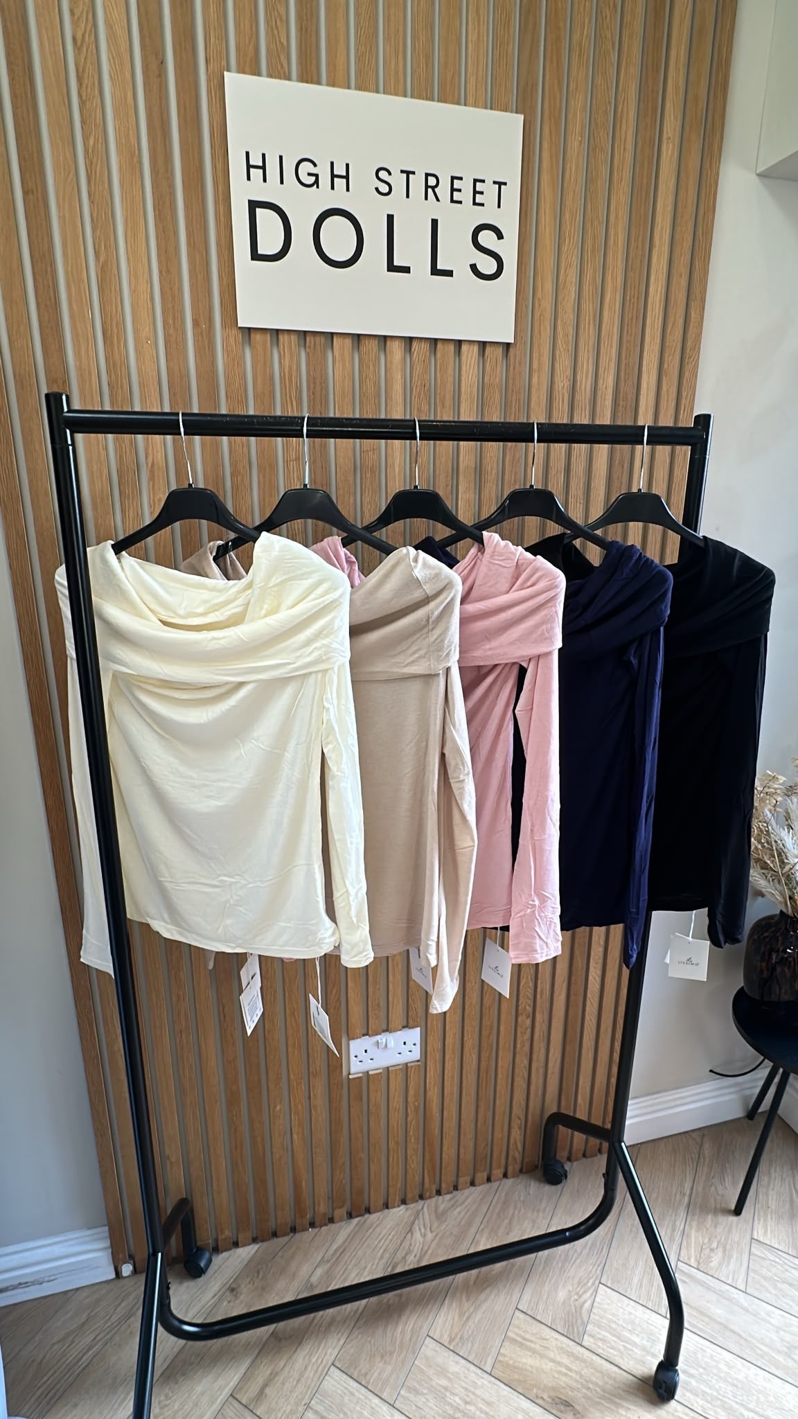 Winnie Off-Shoulder Fitted Top Long Sleeve Bardot Neckline Women’s Spring, Summer & Autumn Fashion