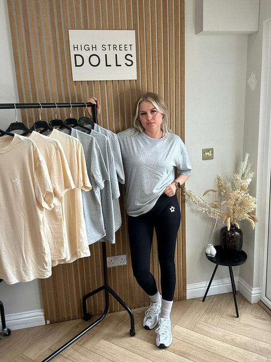 Oversized Gym T Shirt Printed Logo Activewear Dance