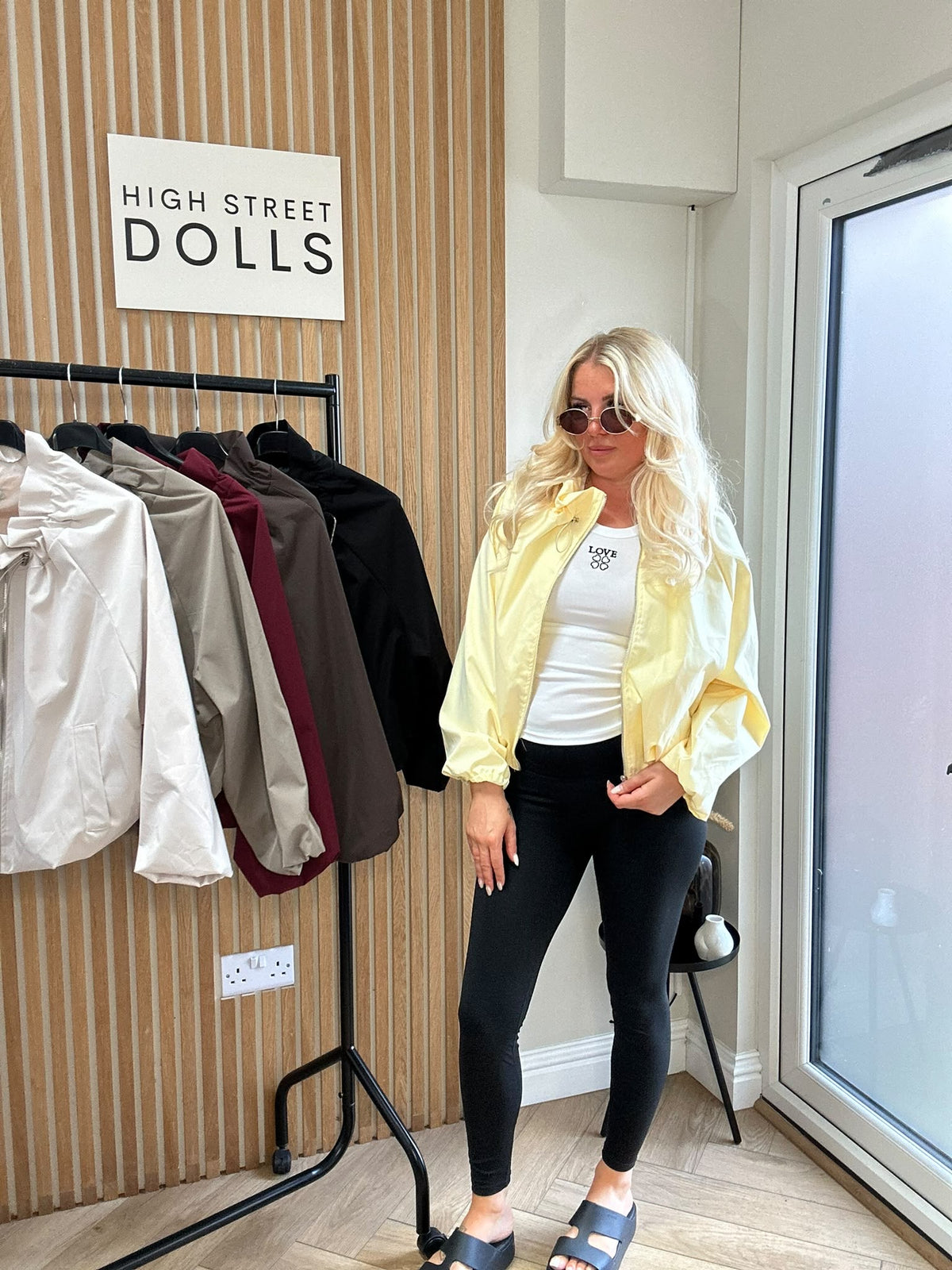 Brooke Lightweight Jacket – Women’s Cover-Up, Autumn/Winter Layer with Gathered Funnel Neckline