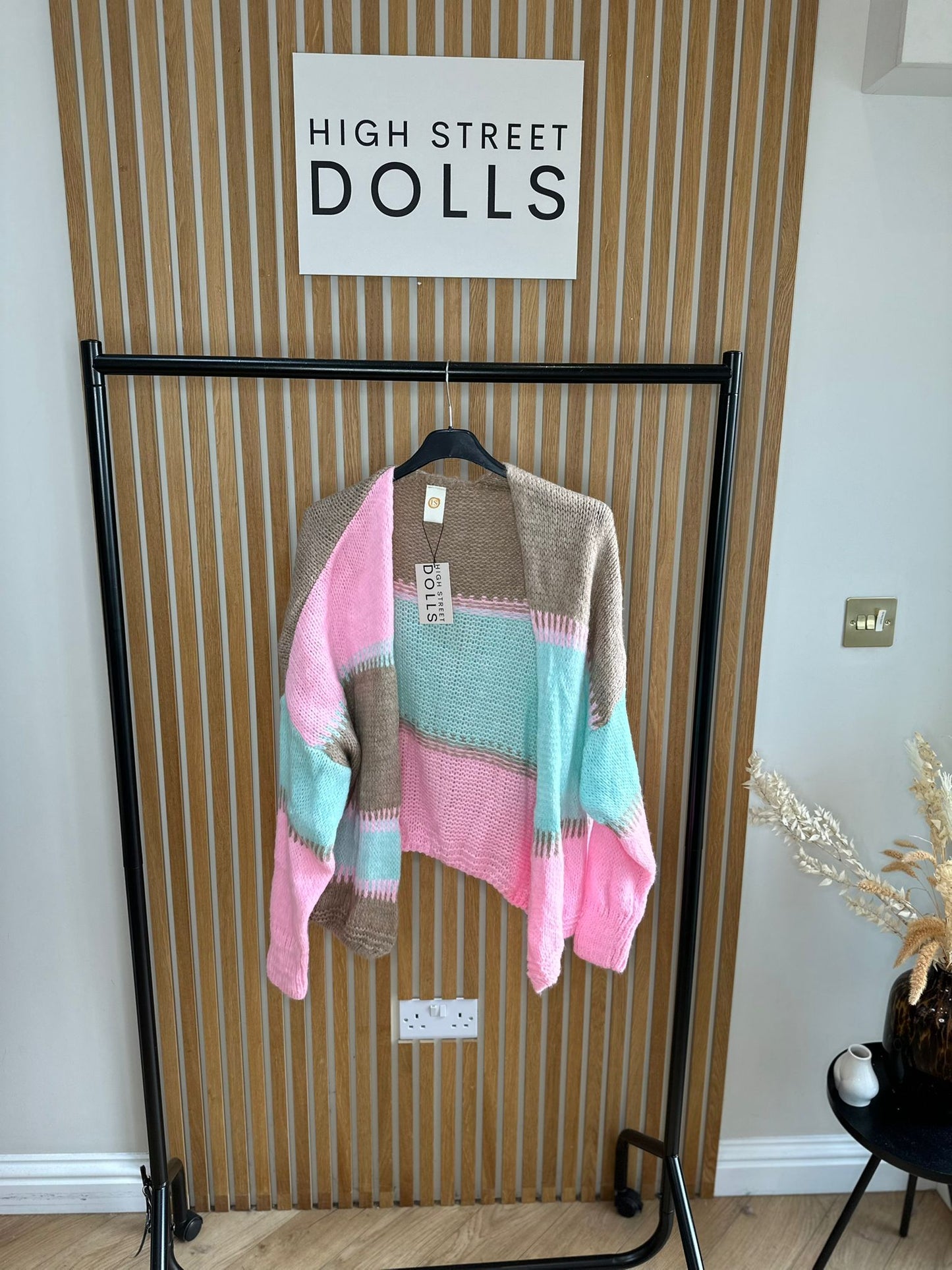 Cecilia Patchwork Knitted Cardigan