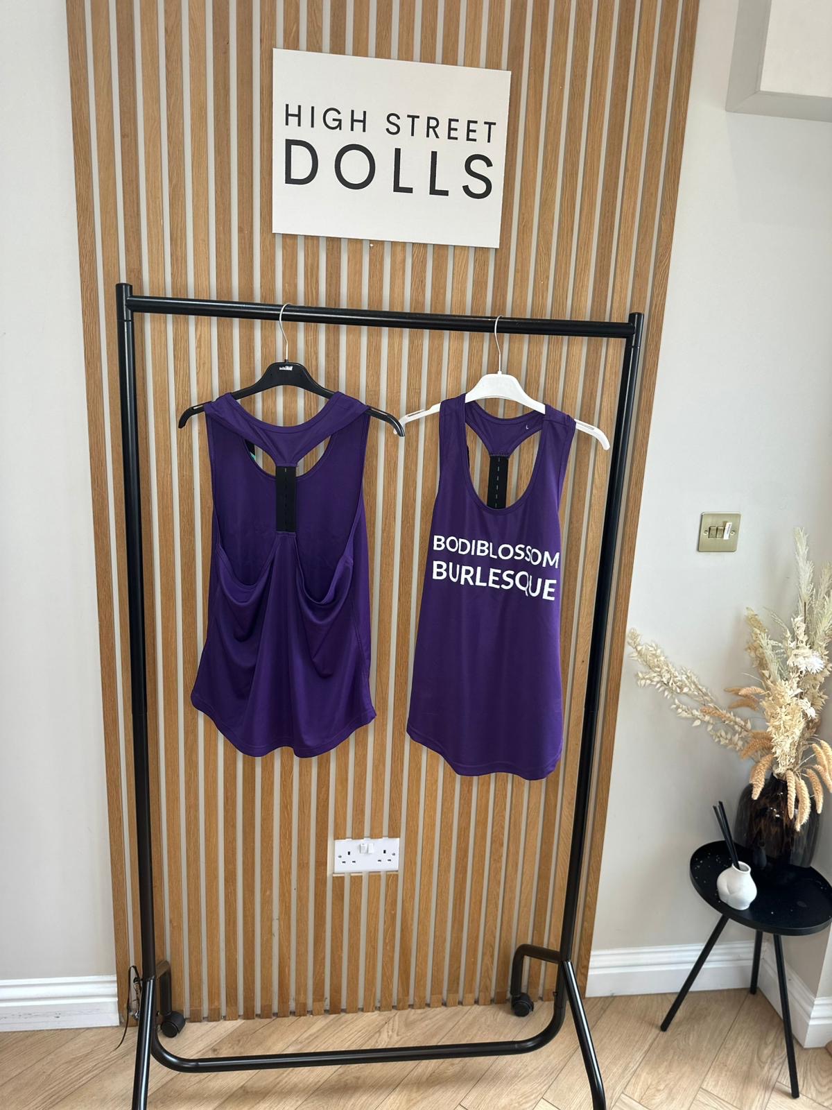 BodiBlossom Purple Dance Vest