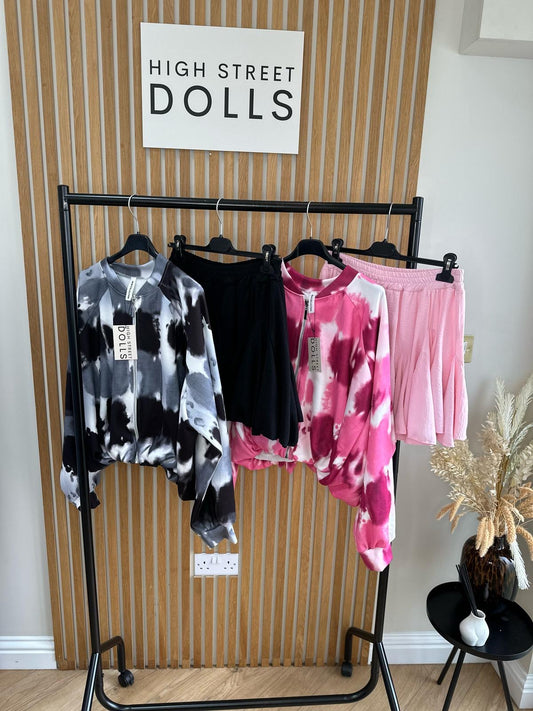 Naomi Two Piece Bomber and Skirt Co Ord