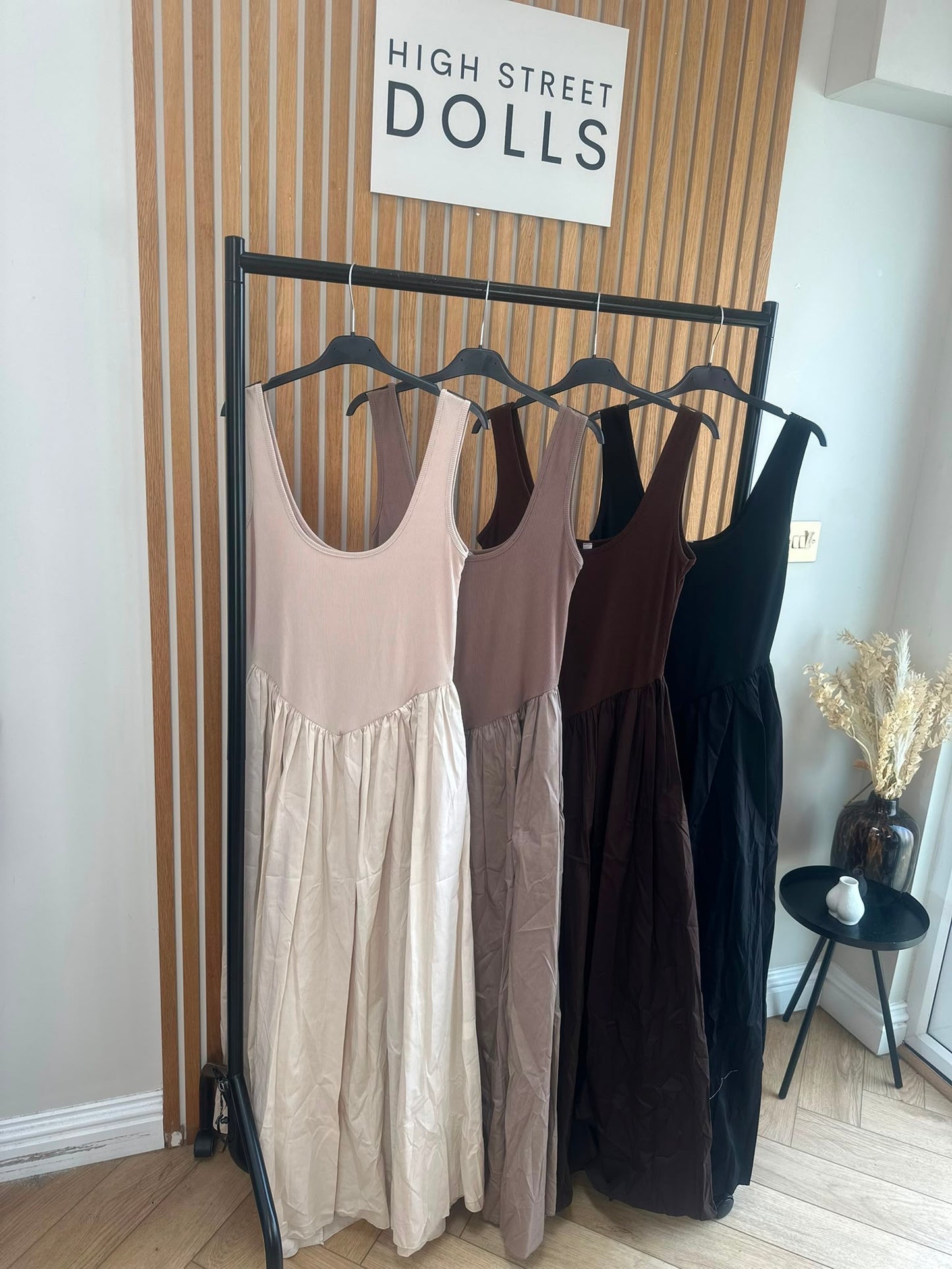 Charlotte Maxi Dress Longline Gathered Skirt Ruffles Stretch Summer Holiday