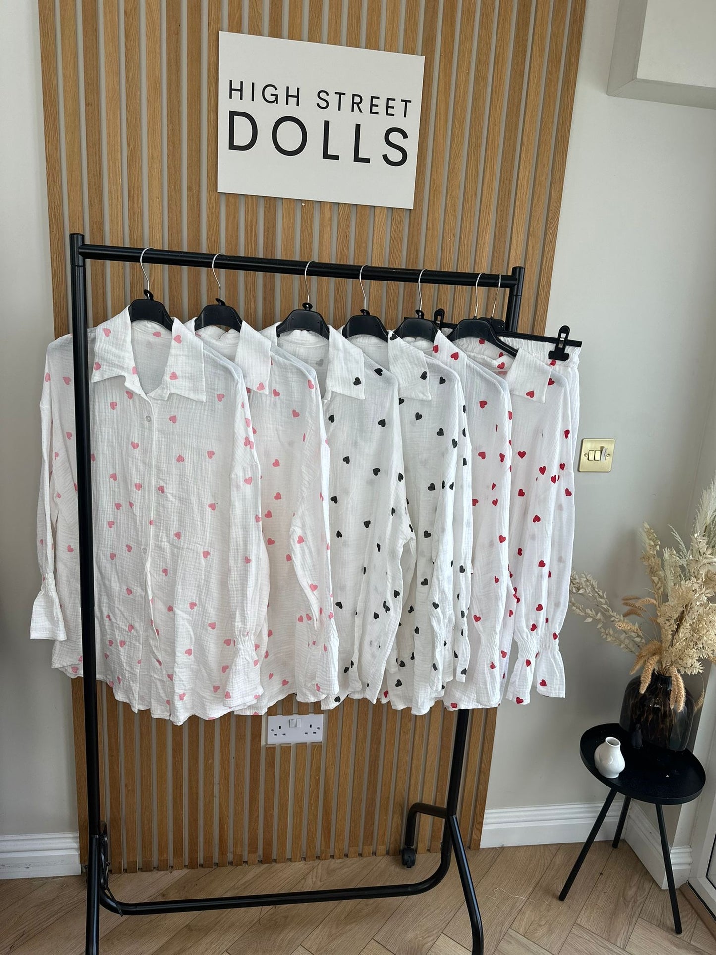 Laila Heart Cheesecloth Pyjamas Loungewear Sleepwear