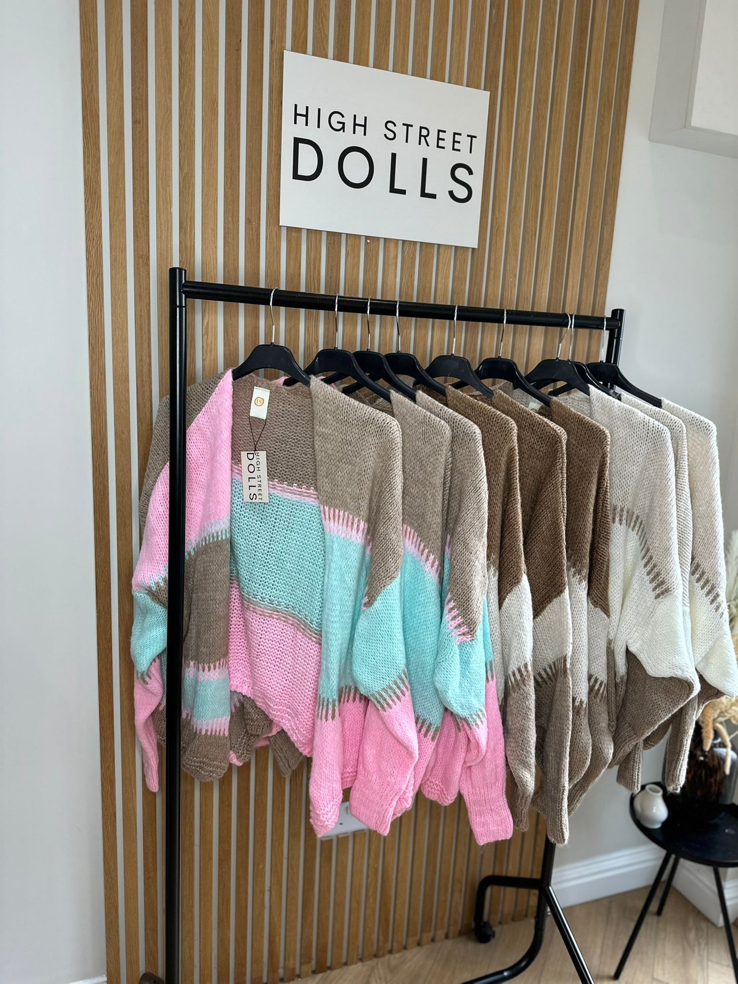 Cecilia Patchwork Knitted Cardigan
