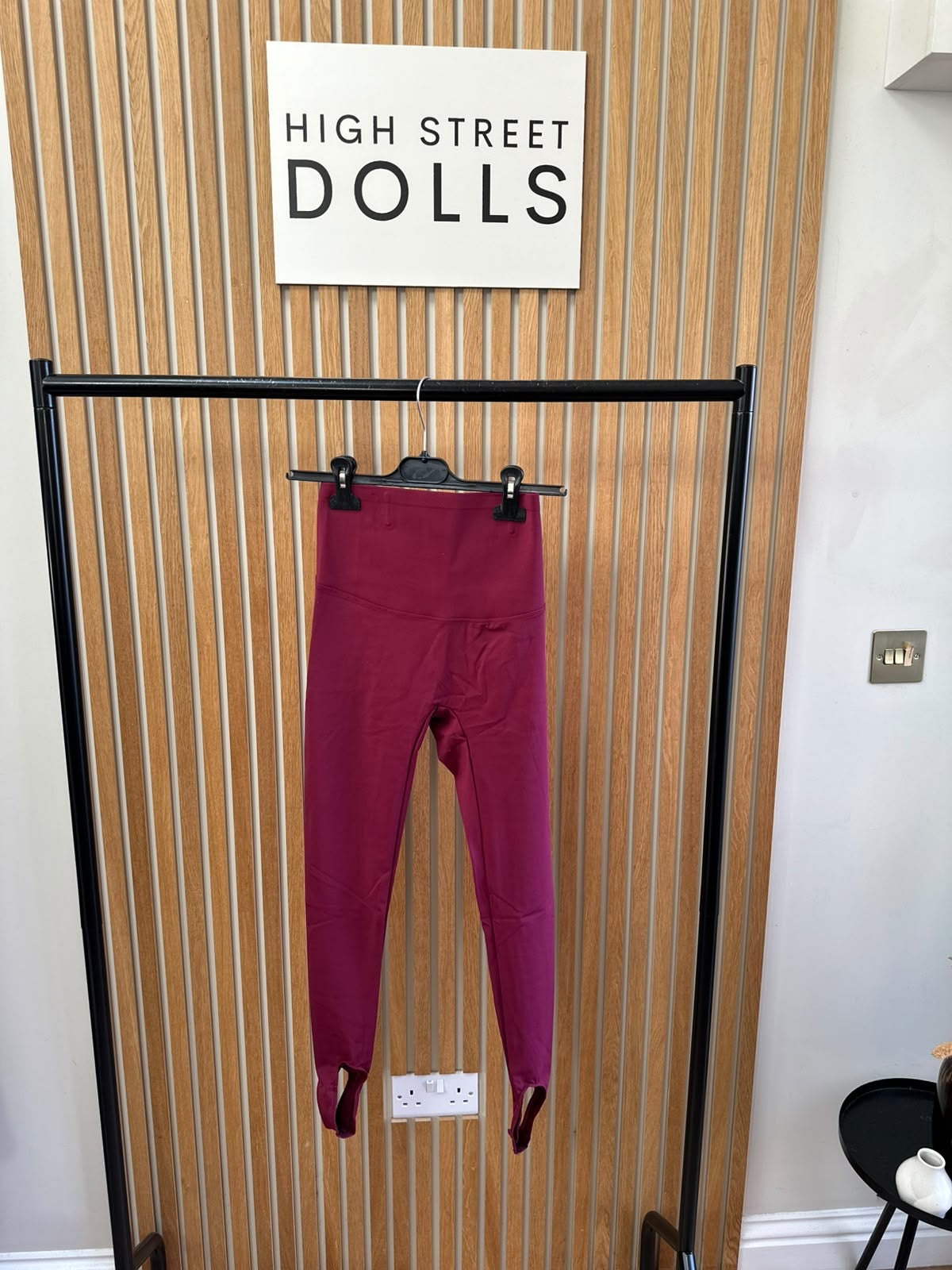 Lucia Sculpting Stirrup Leggings Lycra Material – High Waisted Autumn Winter