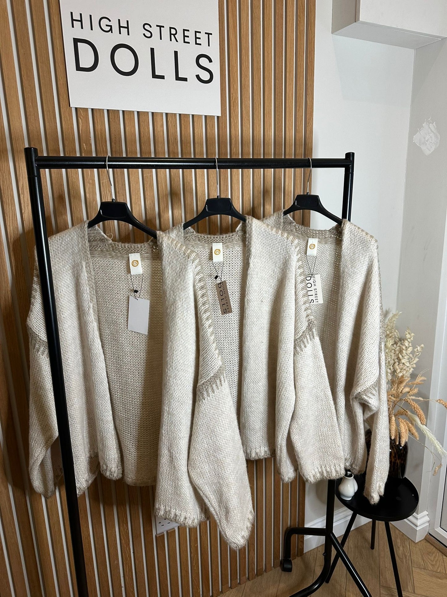 Cream TwoTone Cardigan