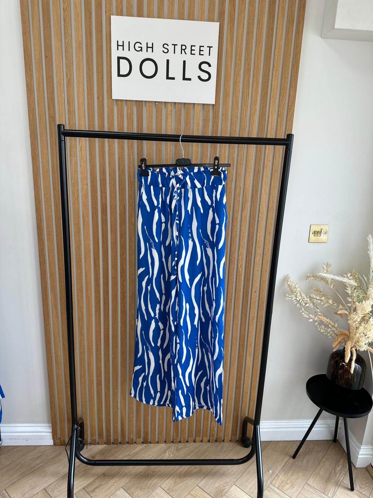 Skye Printed Zebra Trousers Summer Fashion Holiday