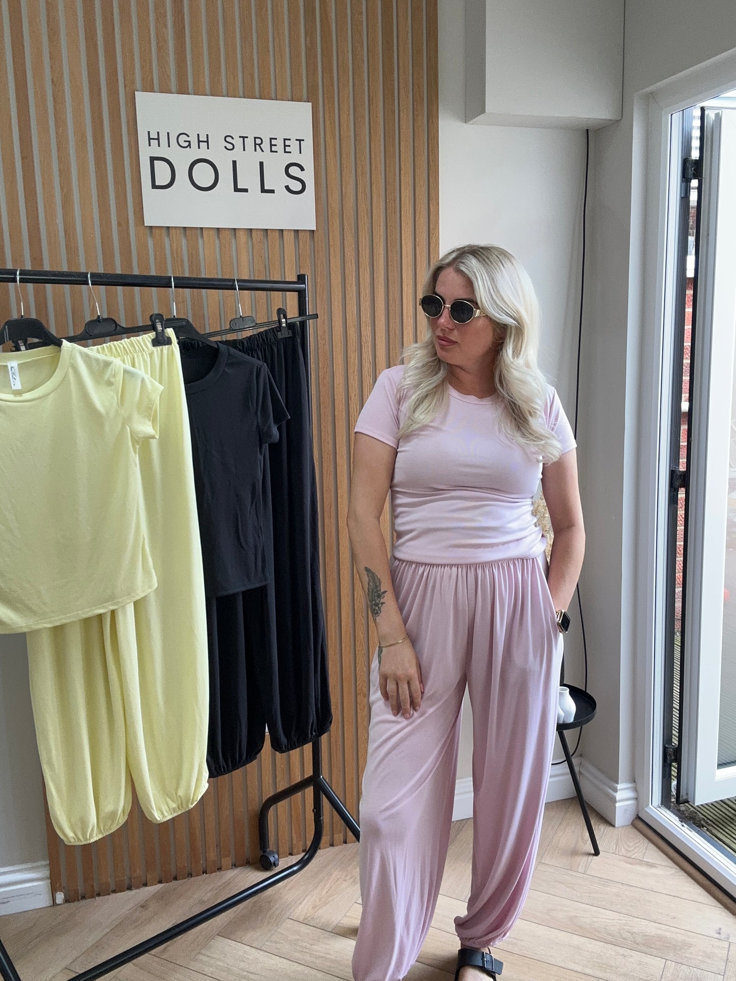 Thea Top and Harem Trousers Set Women’s Summer Holiday Light Weight Material