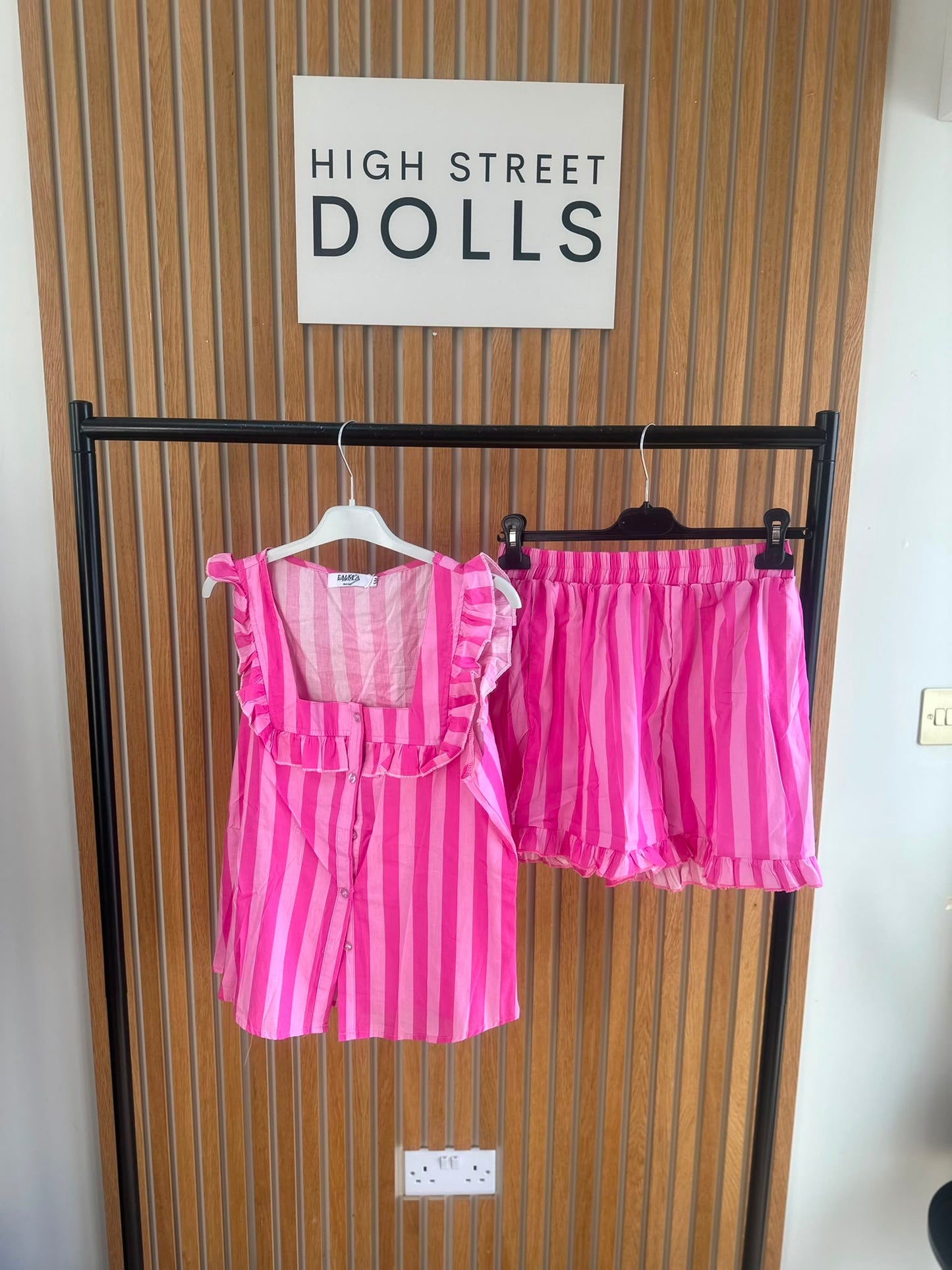 Margot Stripe Top and Shorts Two Piece Co Ord Summer Holiday Beach Casual Daywear Colourful