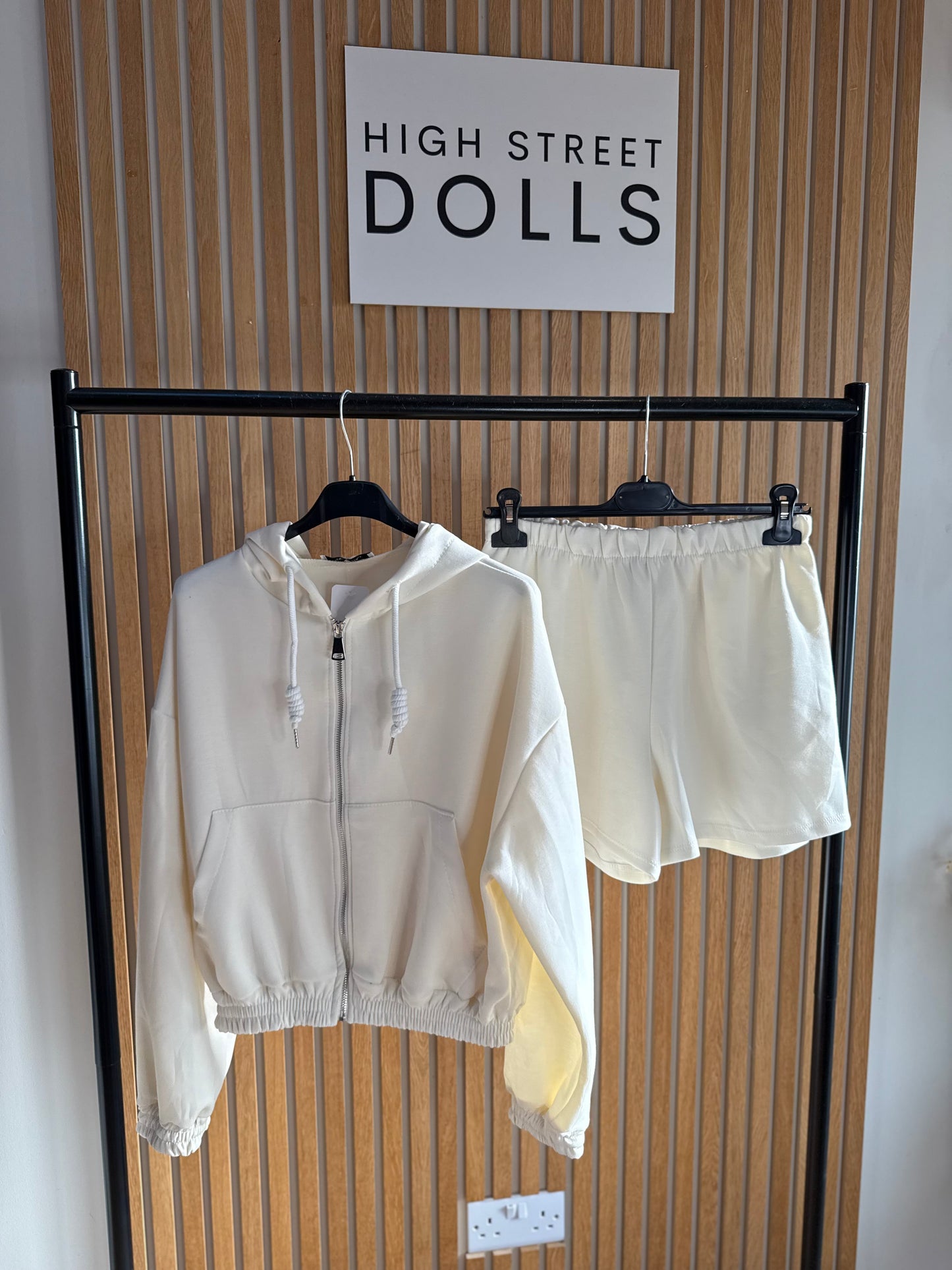 Frankie Zip Up Hoodie and Shorts Womens Co Ord Two Piece Summer Autumn