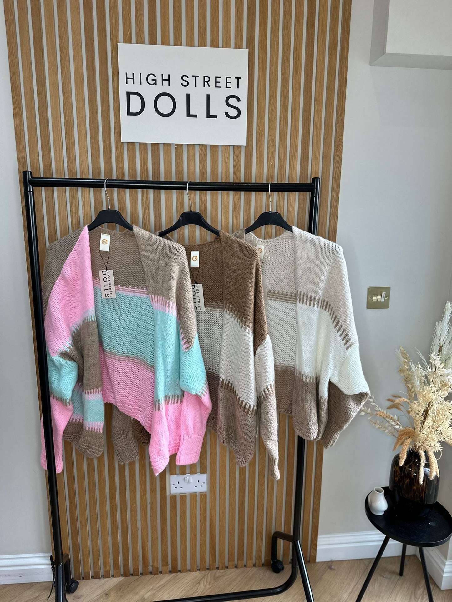Cecilia Patchwork Knitted Cardigan