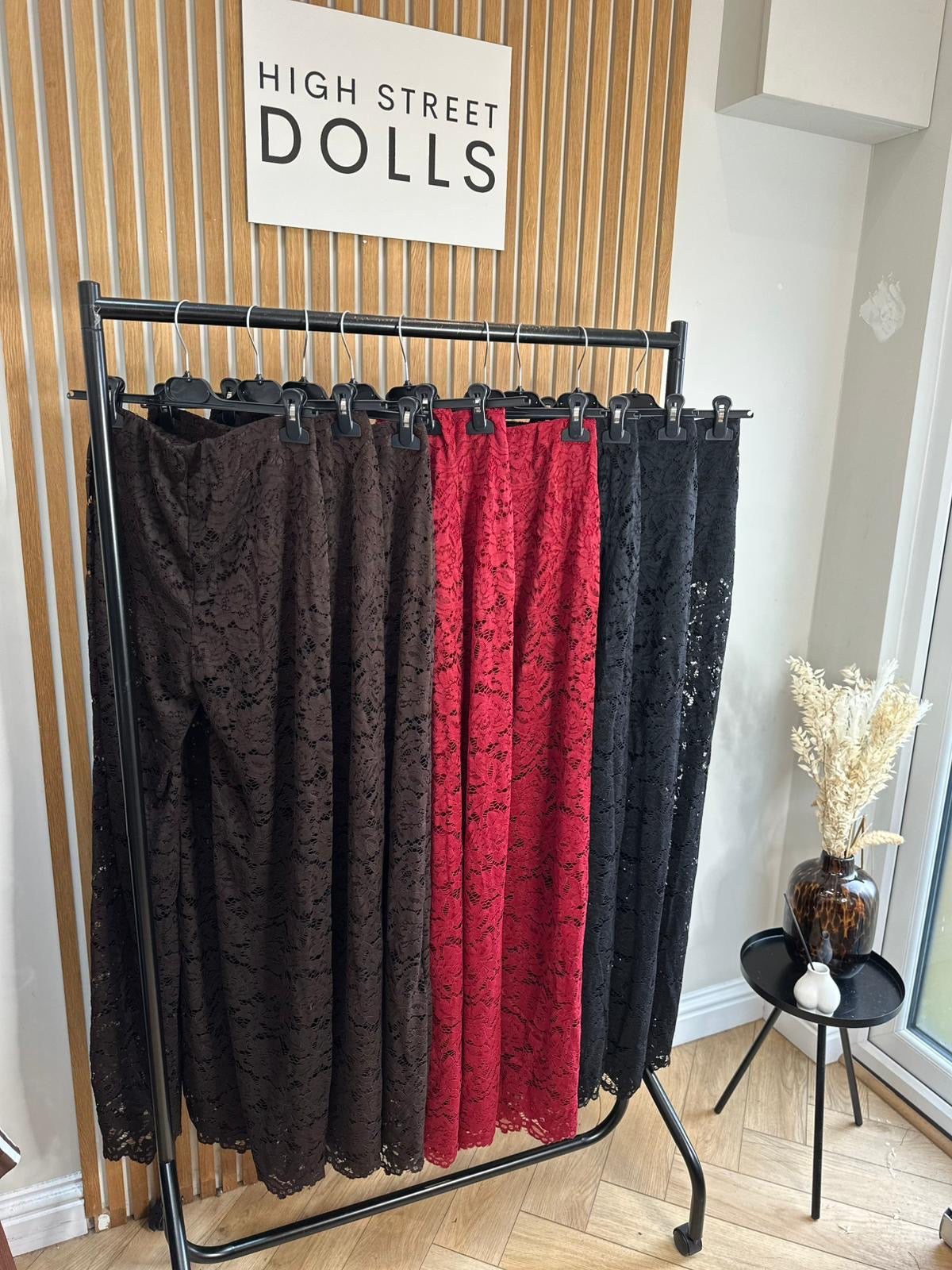 Iris Lace Flare Trousers Evening Wear Autumn Winter Built in Shorts