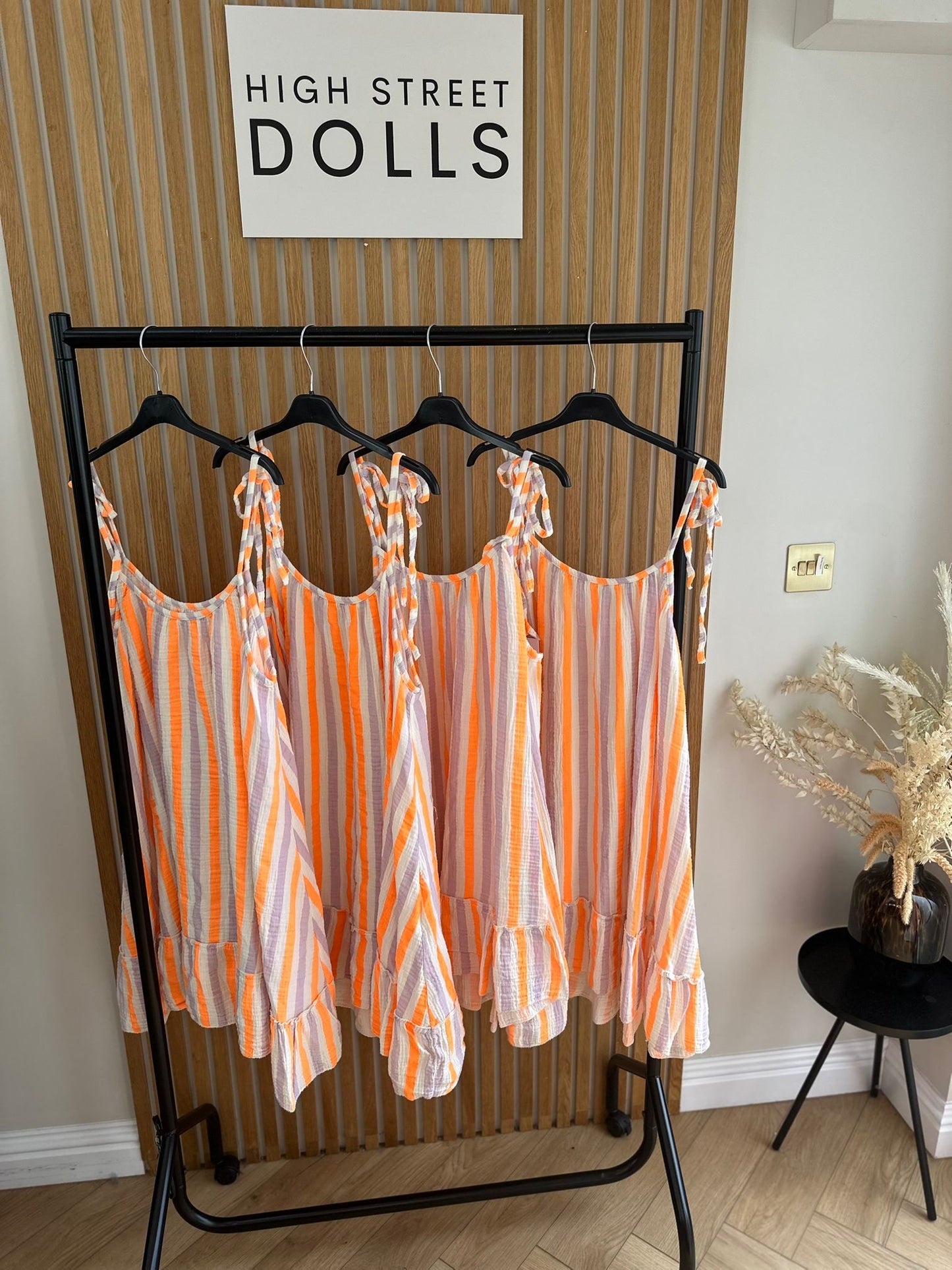 Lollie Pinstripe Dress Summer Outfit Holiday