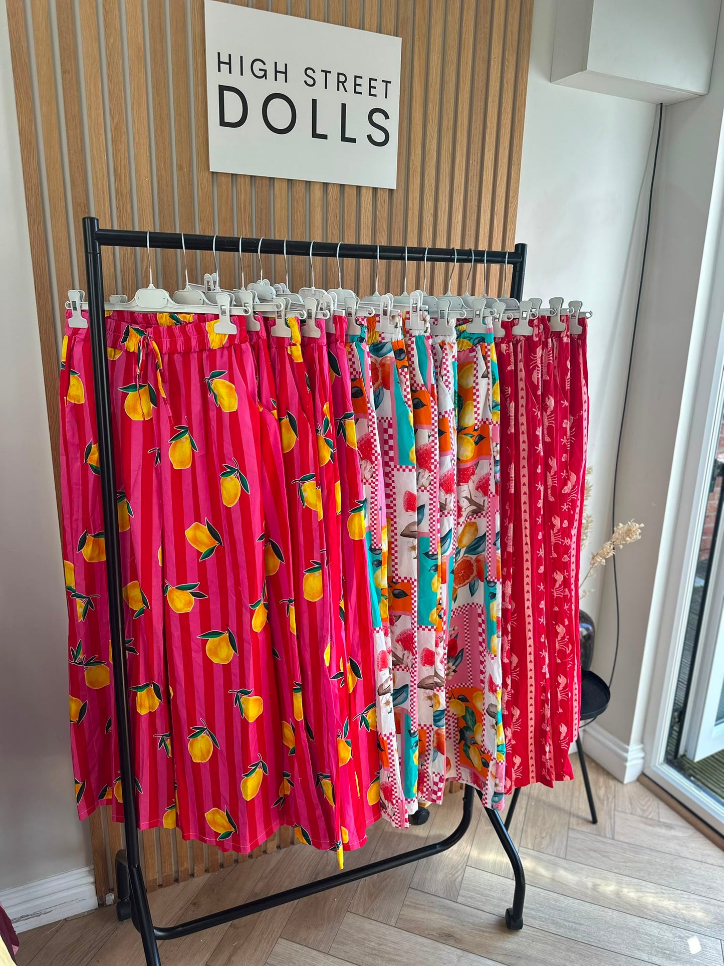 Clementine Wide Leg Trousers Light Weight Style Summer Lemon