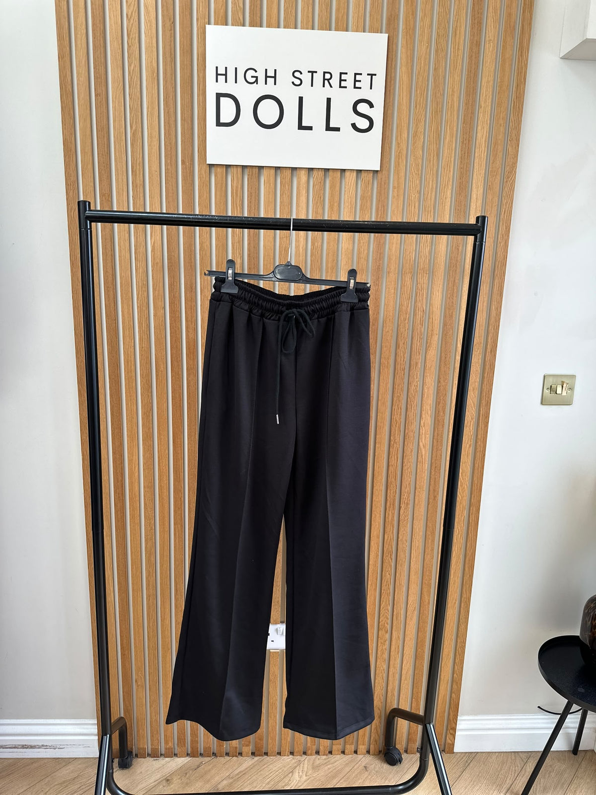 Evie Women’s Wide Leg Trousers Joggers with Drawstring Waist – Autumn Winter