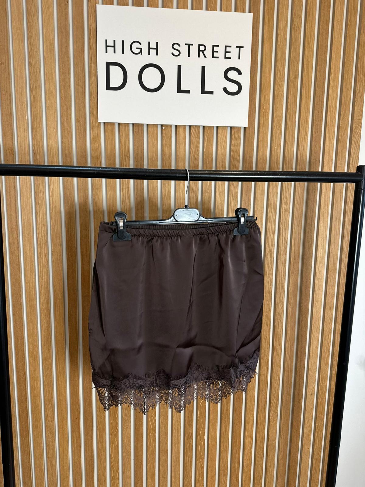 Adele Mini Skirt Lace Details  Autumn Winter Festive Christmas