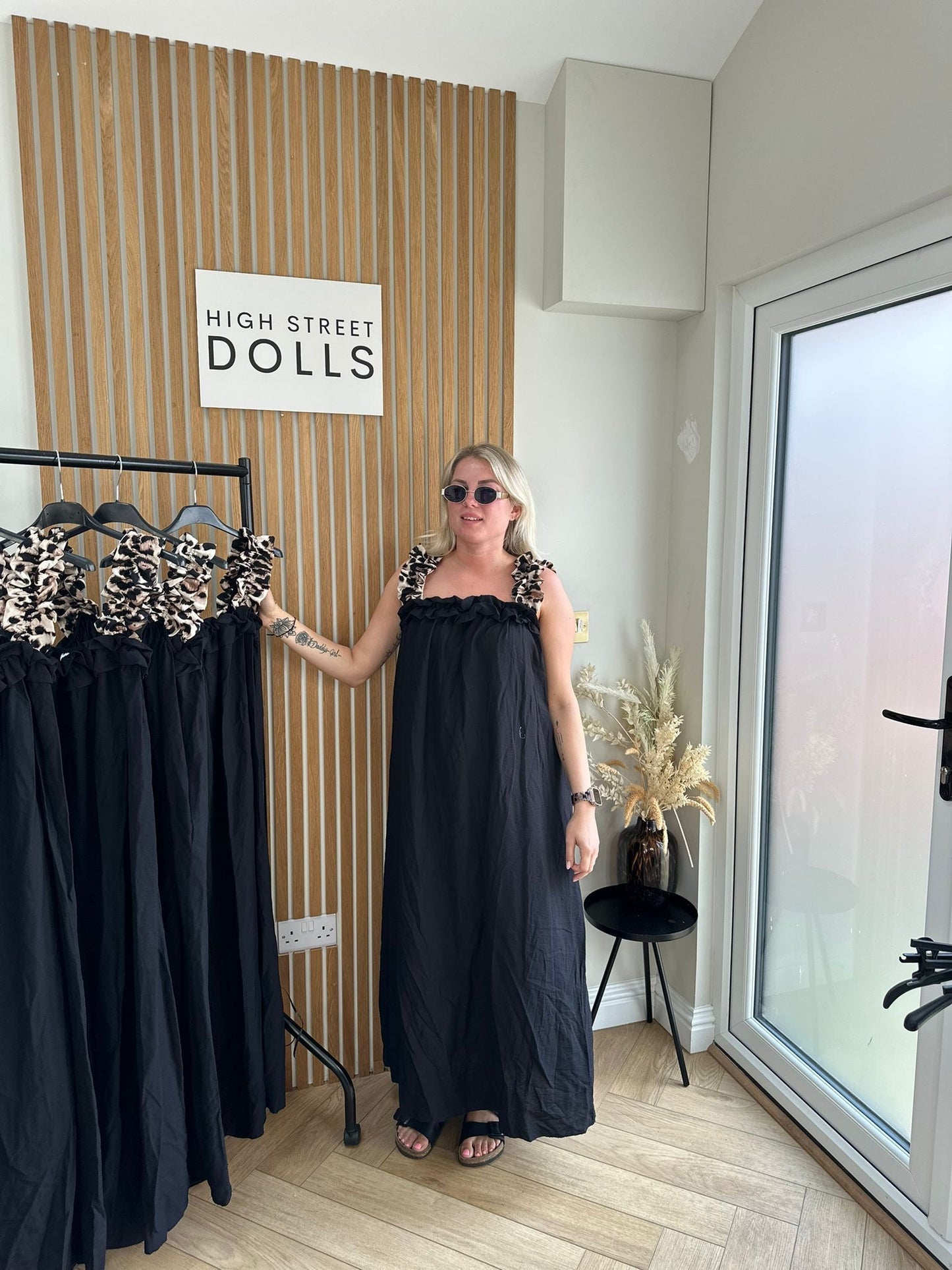 Valentina Maxi Dress Leopard Print Straps Holiday Summer Outfit