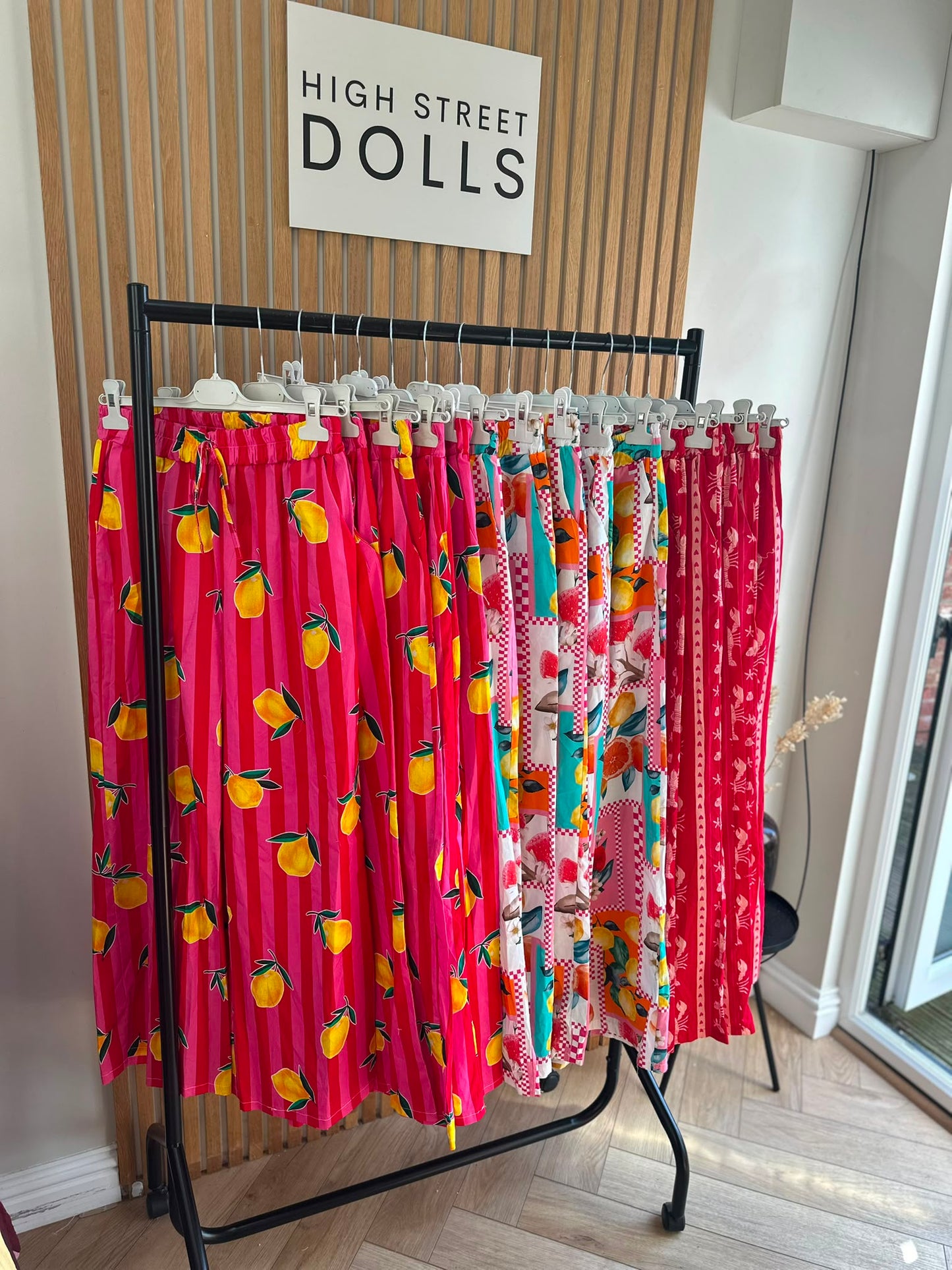 Clementine Wide Leg Trousers Light Weight Style Summer Lemon