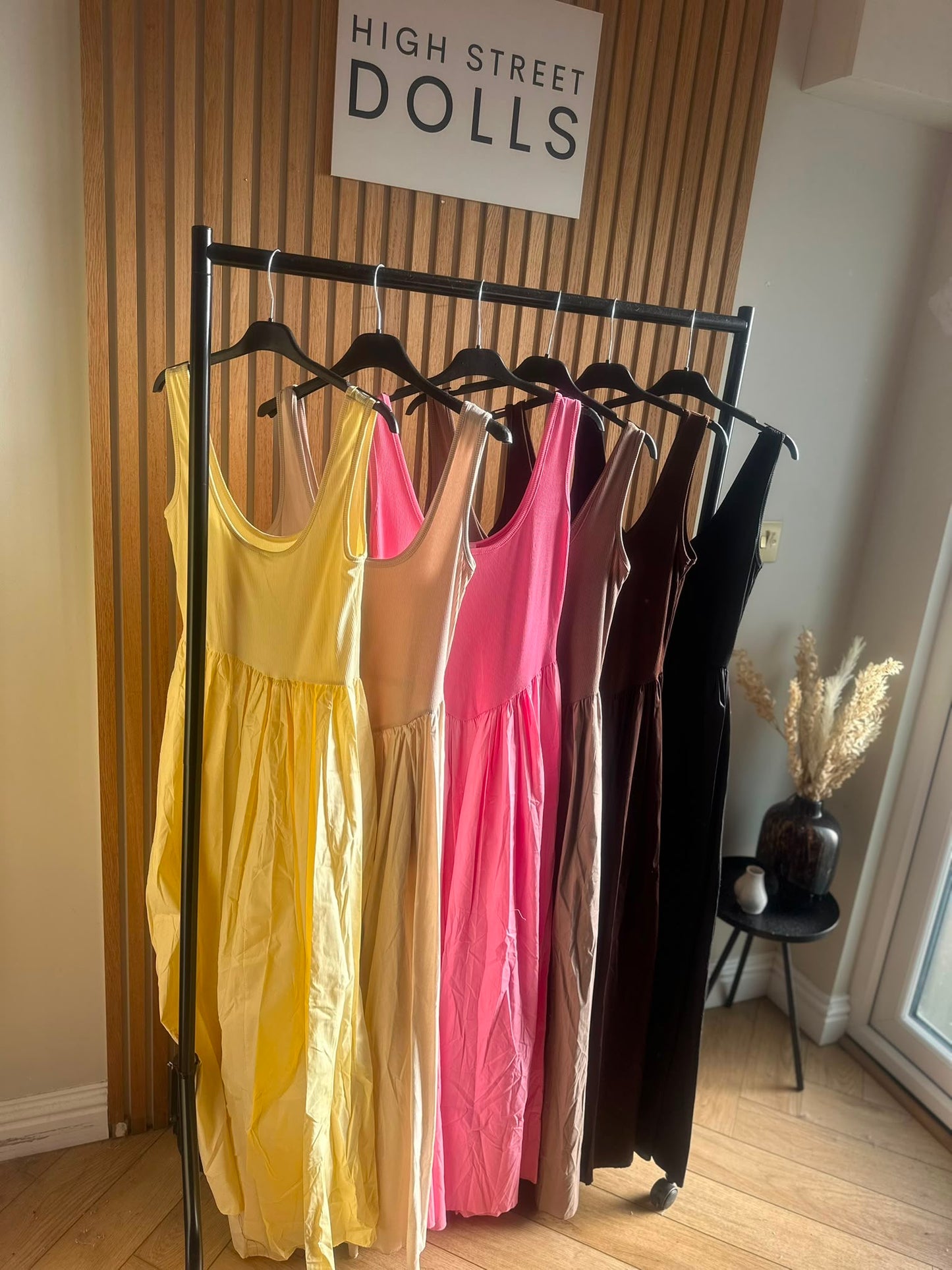 Charlotte Maxi Dress Longline Gathered Skirt Ruffles Stretch Summer Holiday