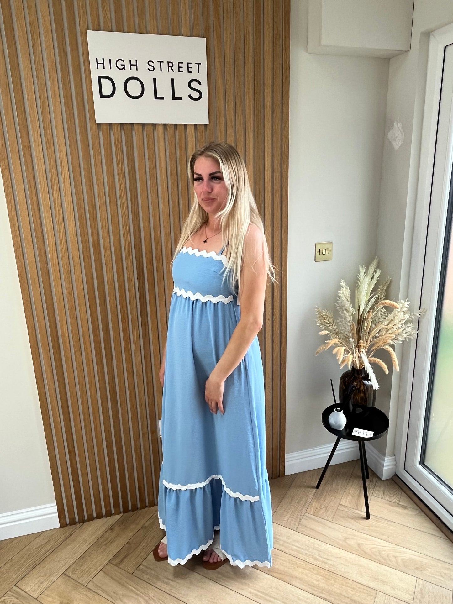 Mya Blue Maxi Dress