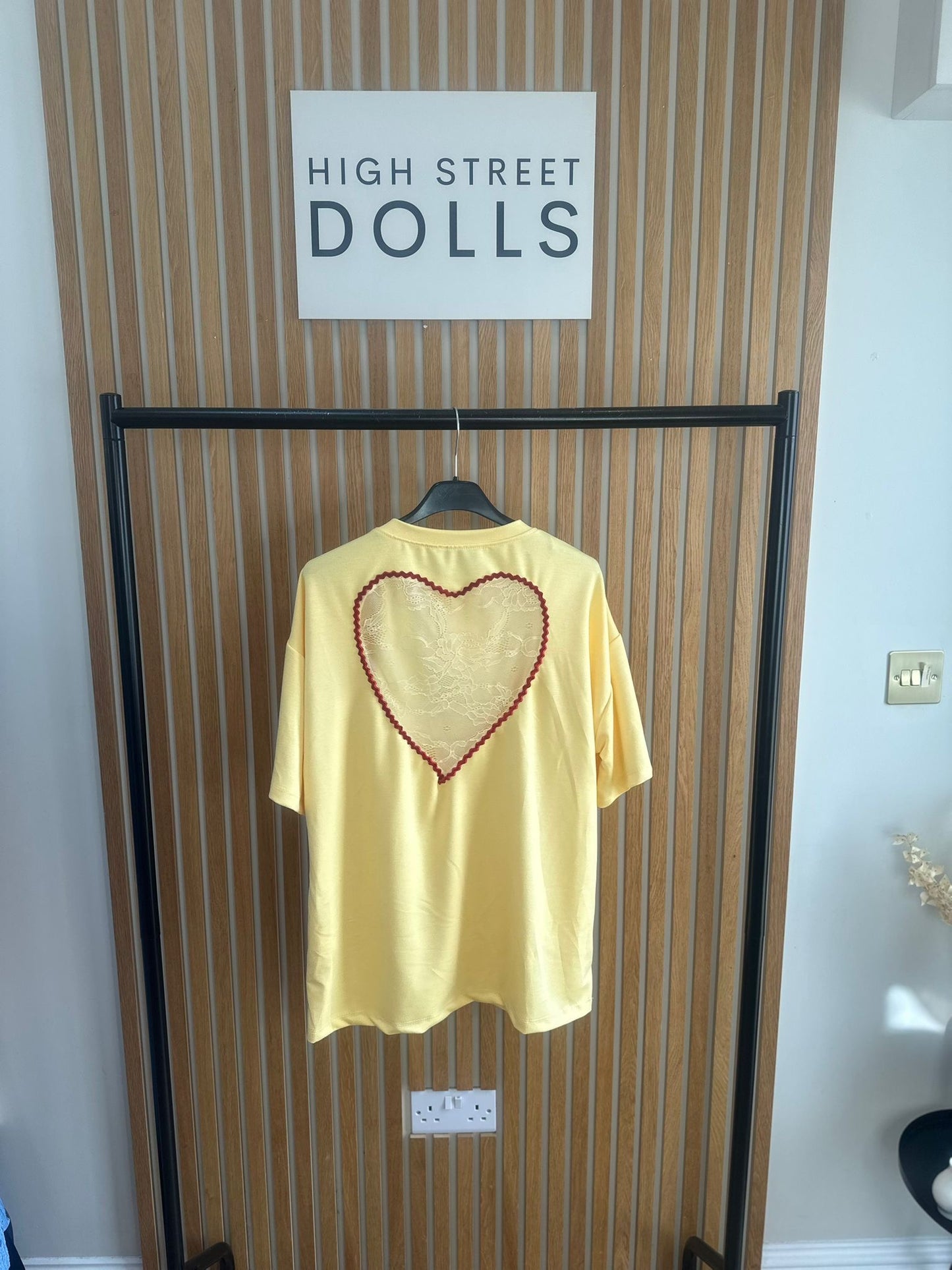 Love Me Not Oversized T Shirt Short Sleeves Spring Summer