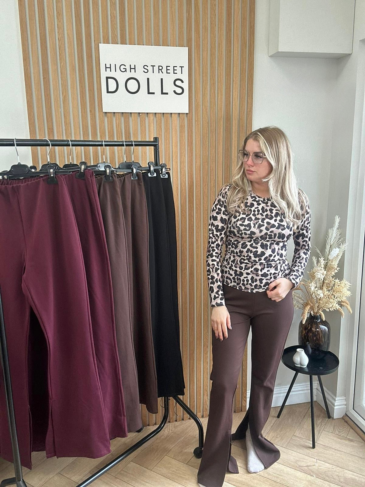 Camilla Flare Trousers Fitted Leggings joggers Autumn Winter