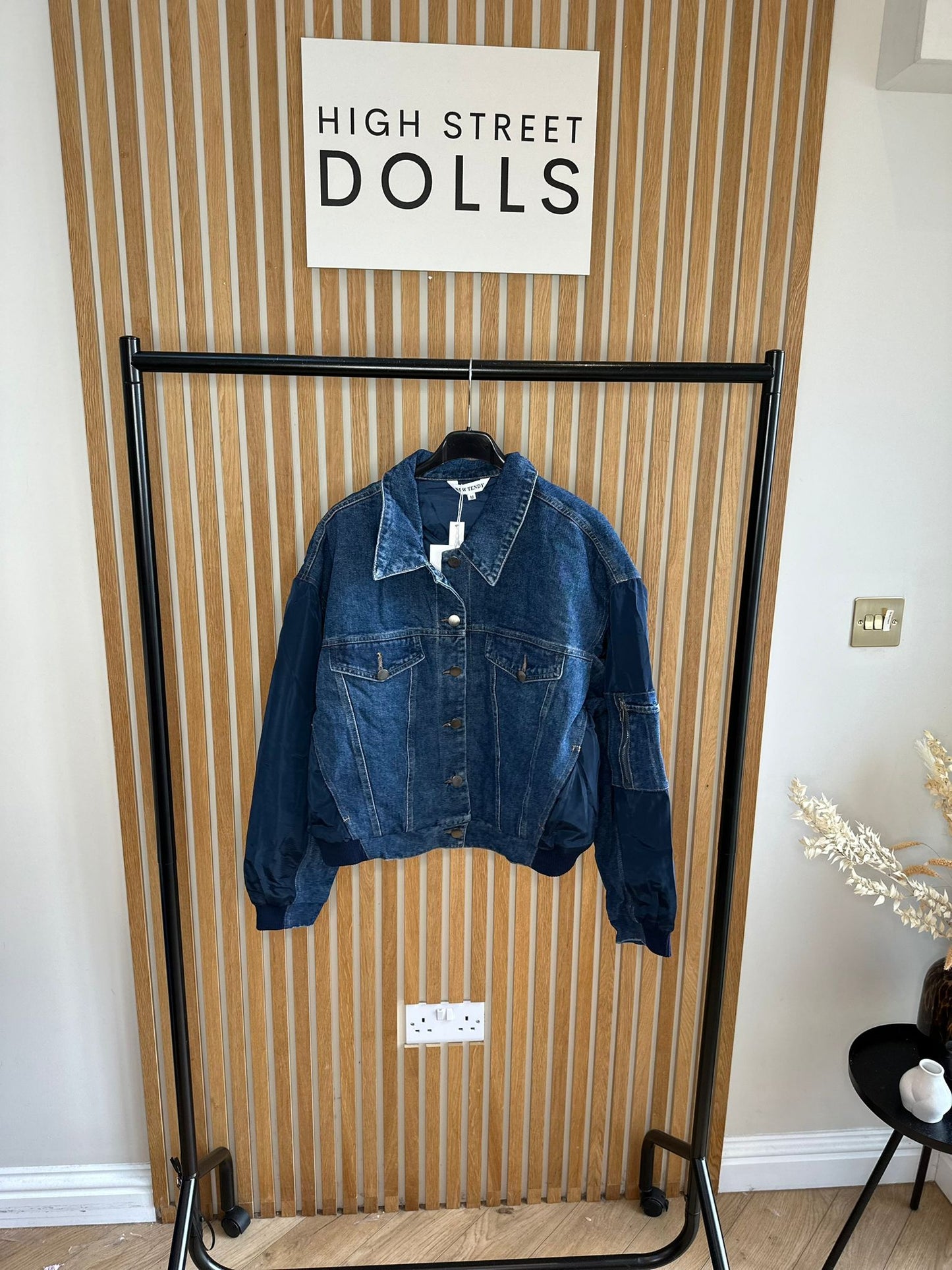 Odell Denim Bomber Jacket Jean Jacket Coat