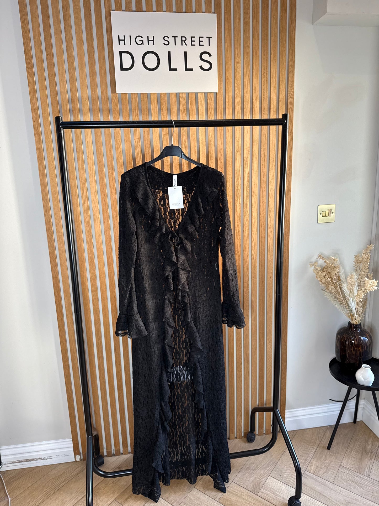 Eloise Longline Lace Cardigan Women’s Boho Festival Cover Up Jacket Summer Autumn