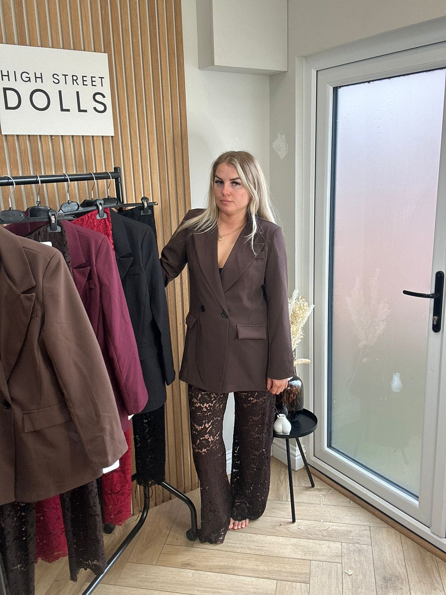 Vivian Oversized Blazer Double Breasted Daywear Evening Wear Autumn Winter