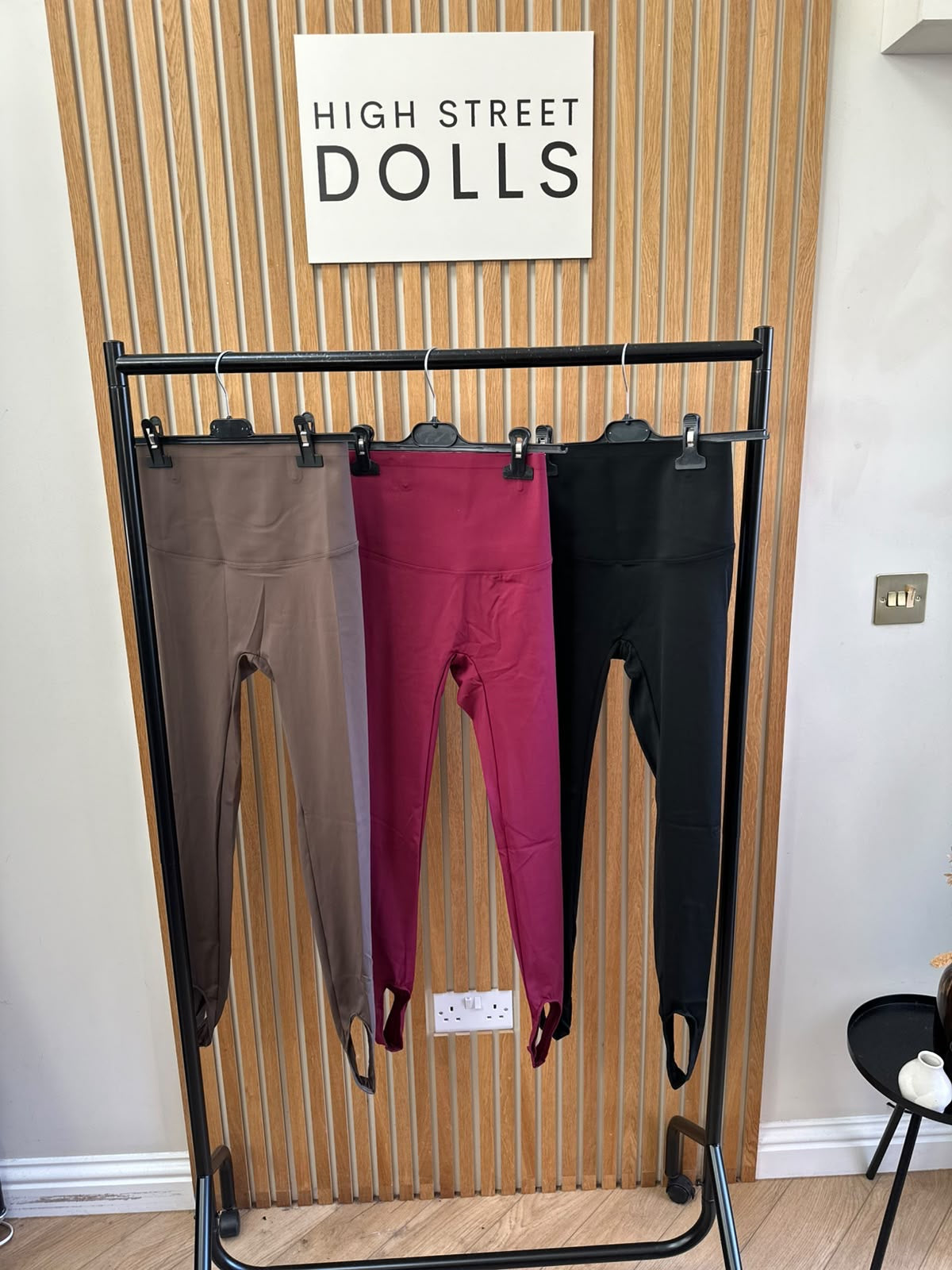 Lucia Sculpting Stirrup Leggings Lycra Material – High Waisted Autumn Winter