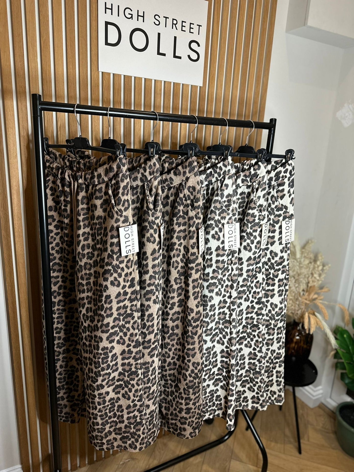 Leopard Print Trousers