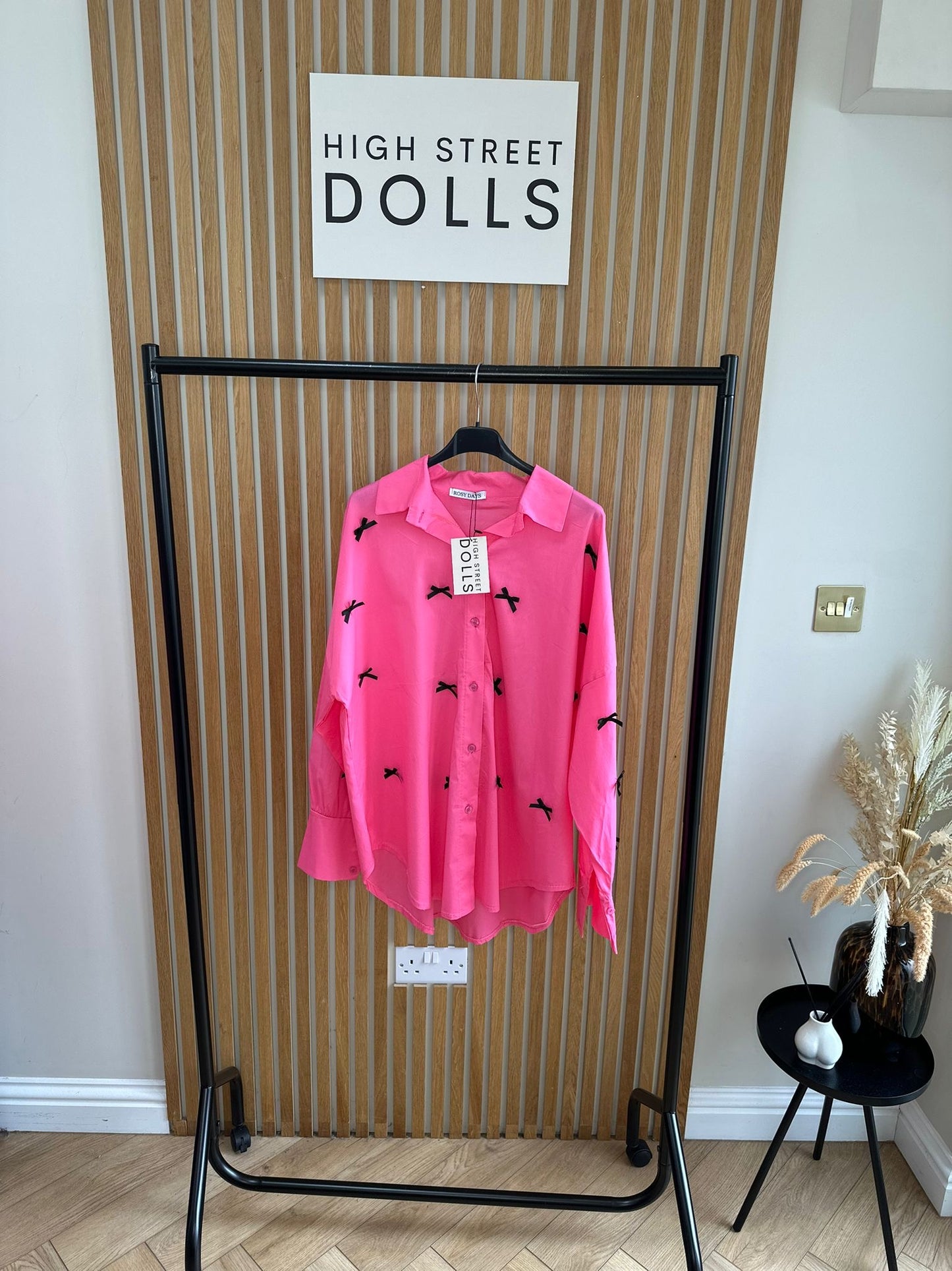 Rosie Long Sleeve Shirt With Bow Detail