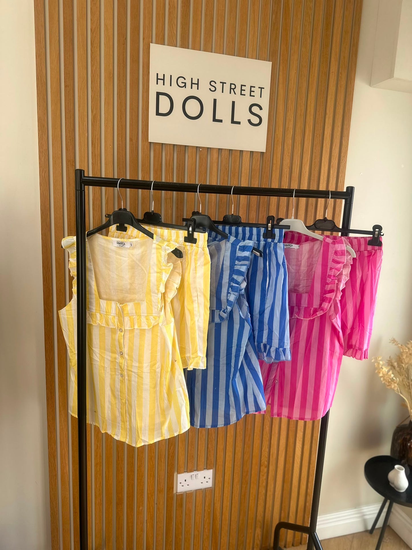 Margot Stripe Top and Shorts Two Piece Co Ord Summer Holiday Beach Casual Daywear Colourful