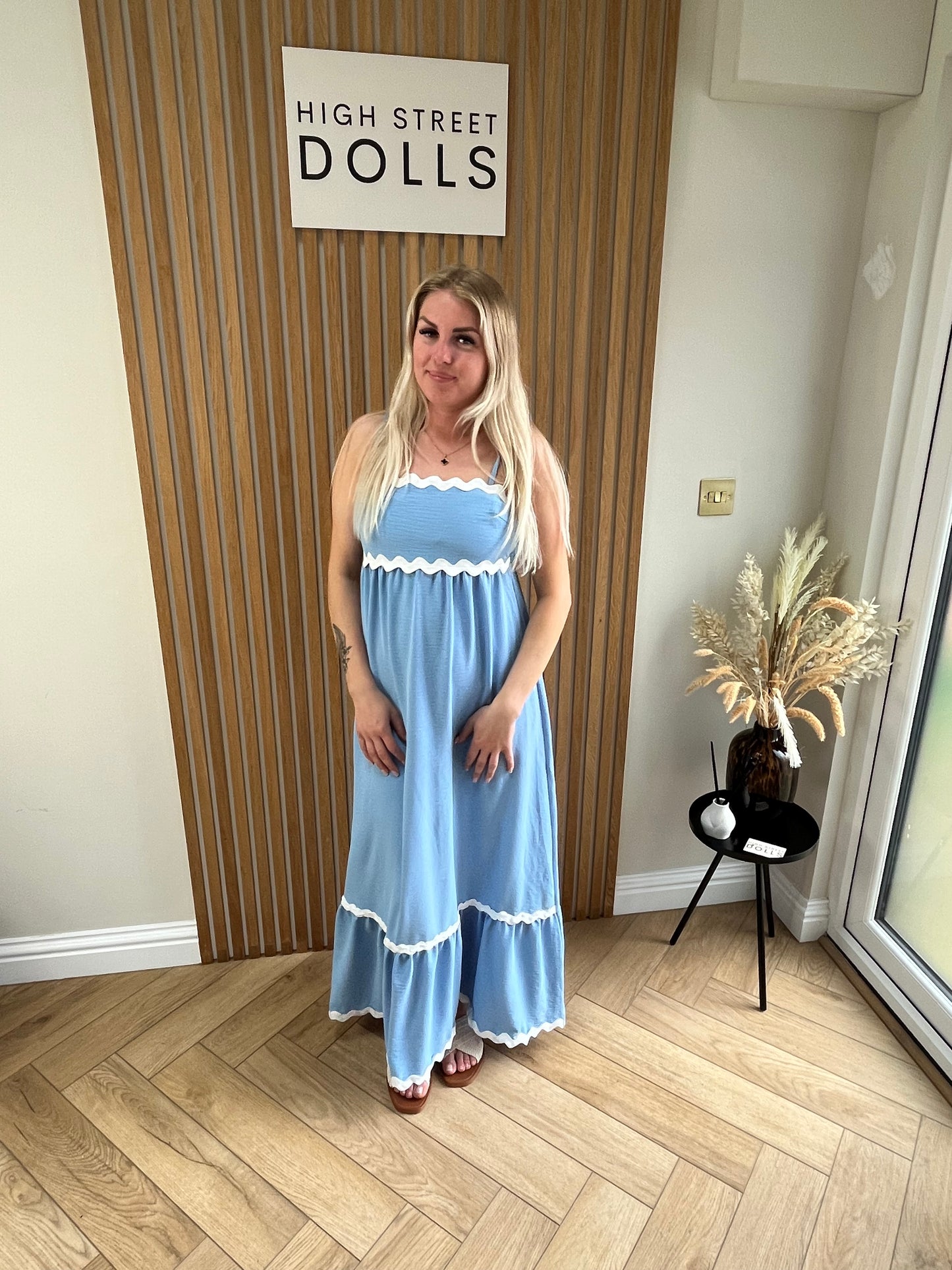 Mya Blue Maxi Dress