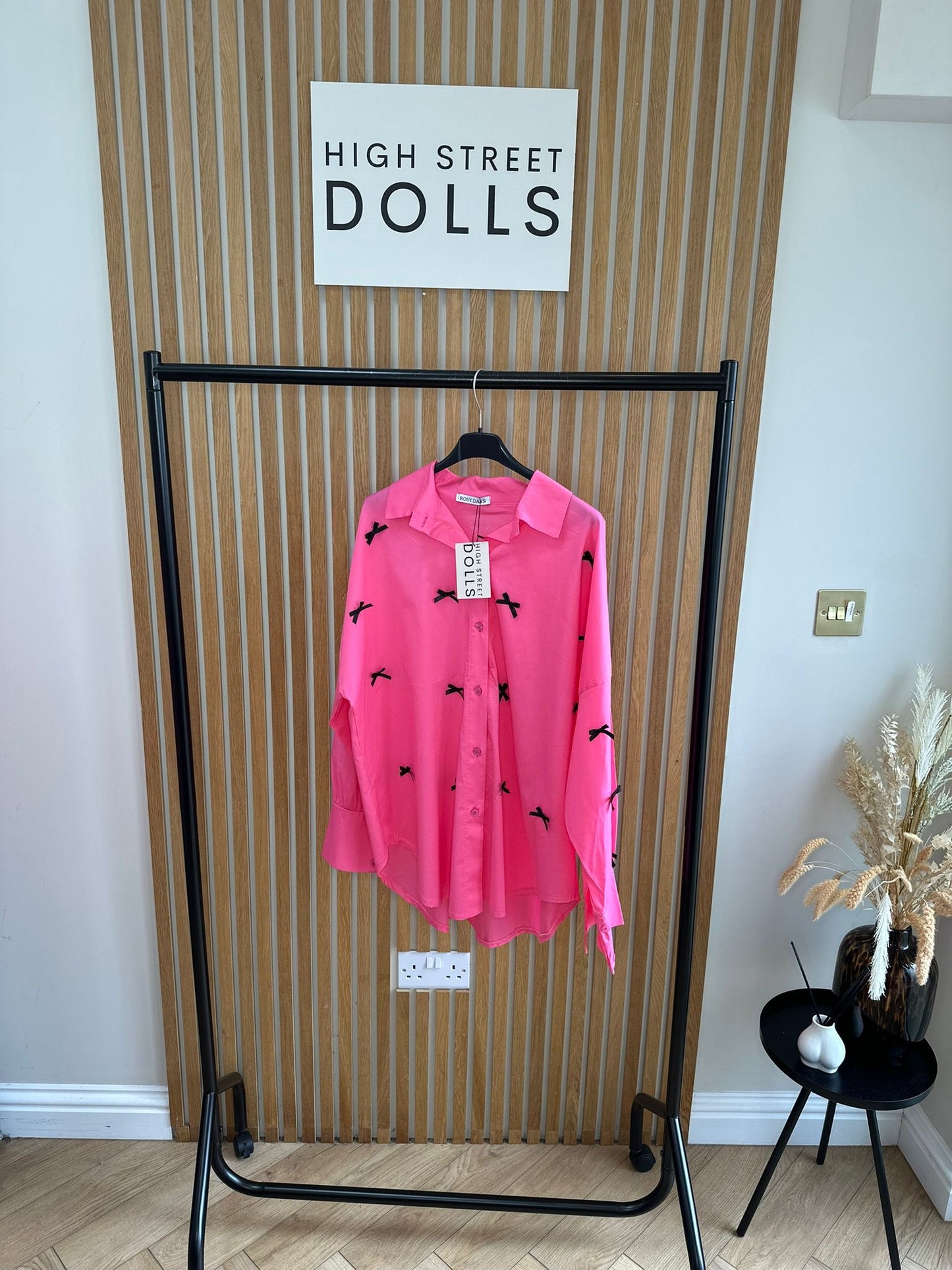 Rosie Long Sleeve Shirt With Bow Detail