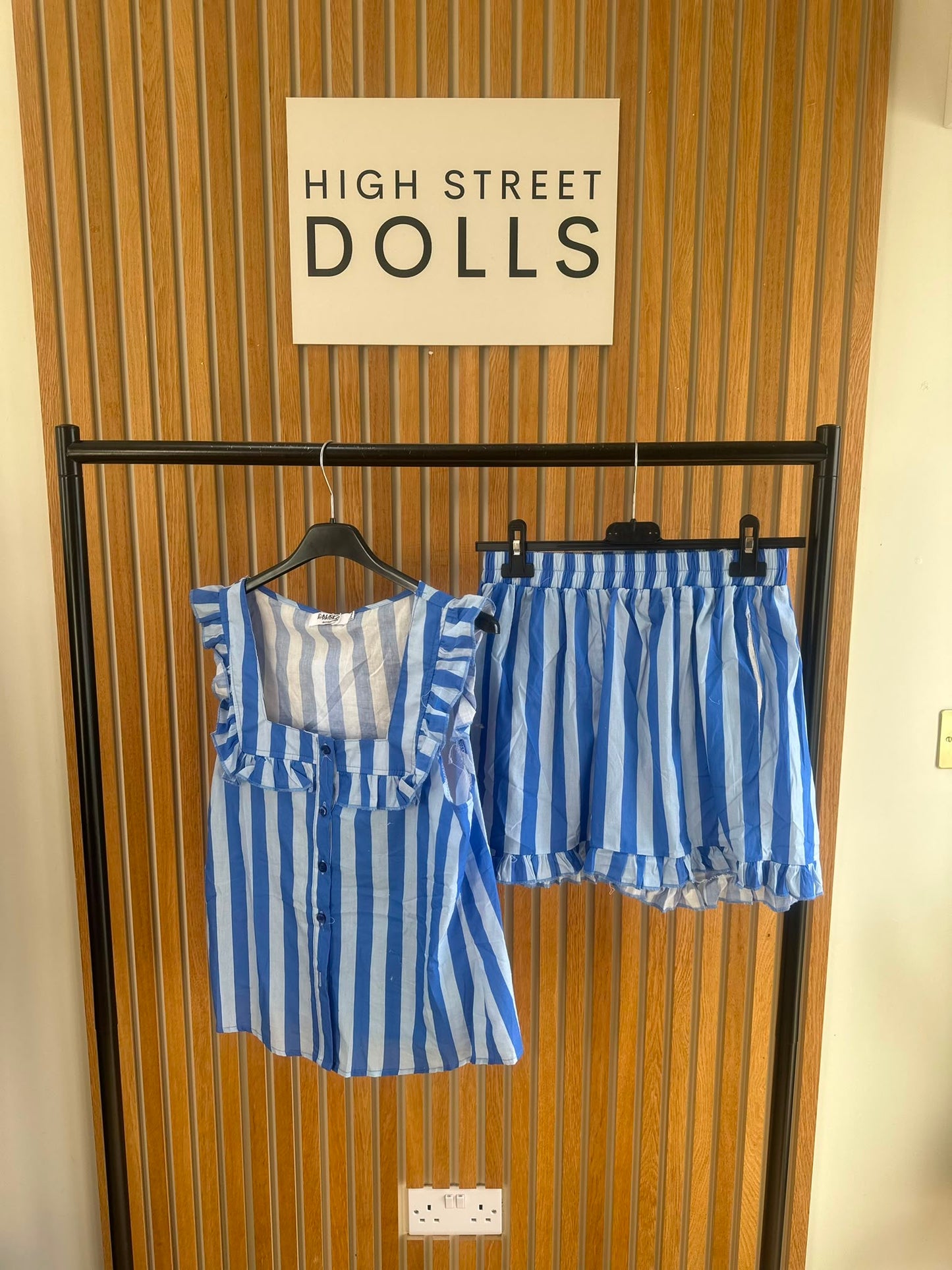 Margot Stripe Top and Shorts Two Piece Co Ord Summer Holiday Beach Casual Daywear Colourful