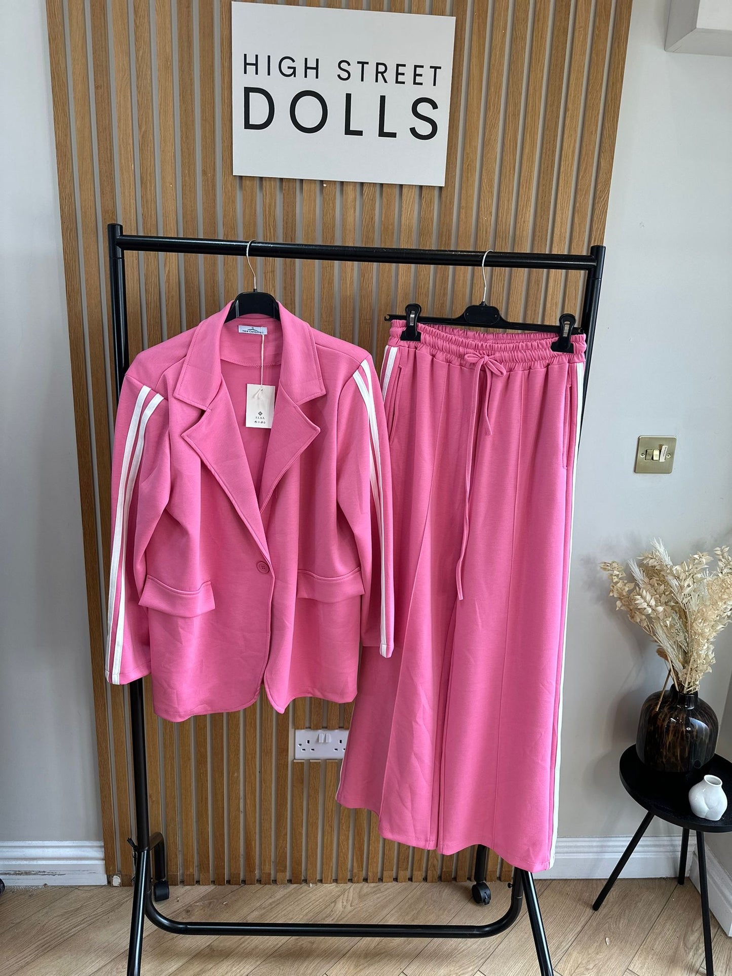 Effie Women’s Blazer and Trouser Co Ord Two piece Spring Summer Tracksuit Women’s Suits Streetwear