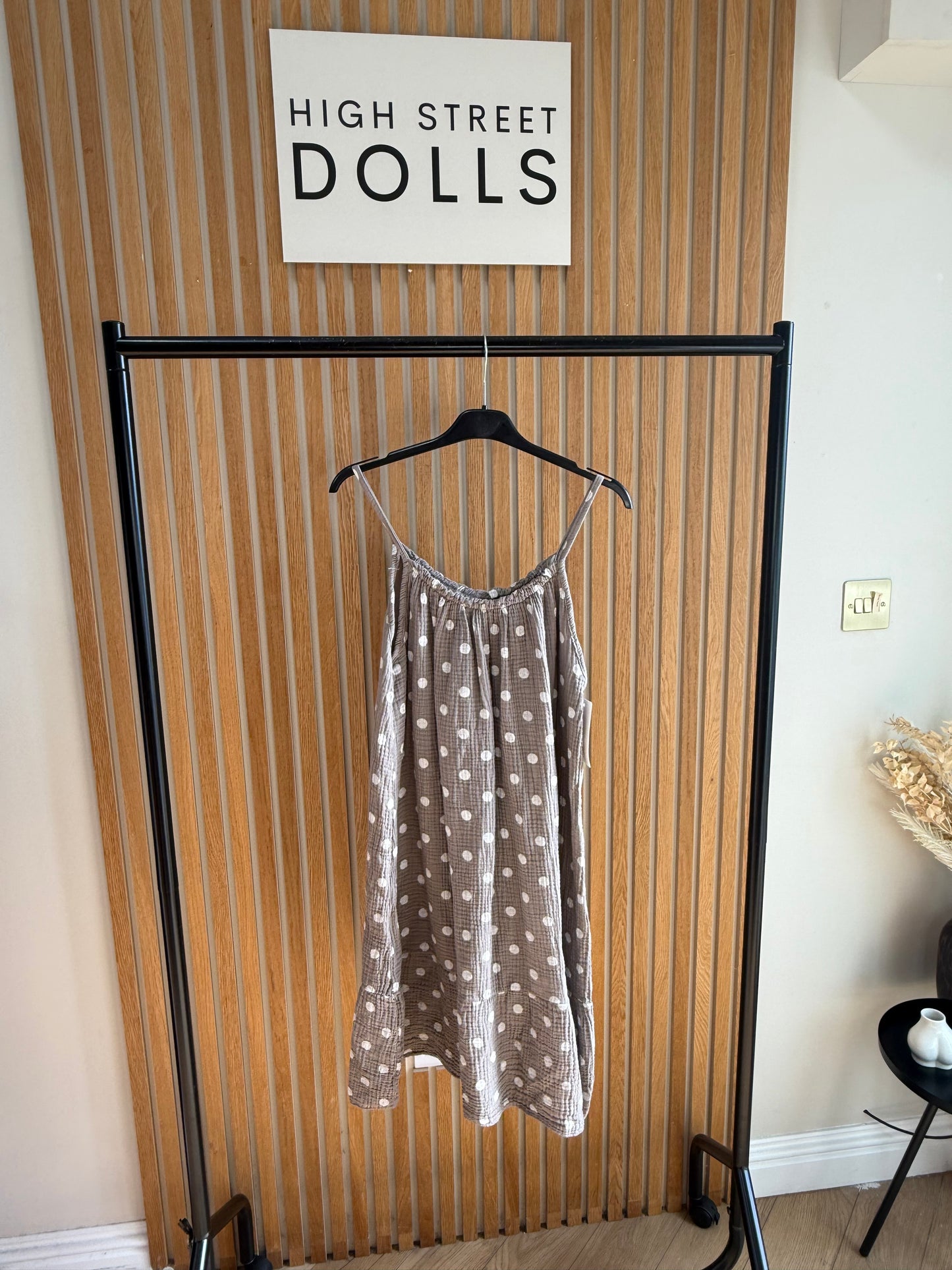 Pippa Ruffle Dress Polka Dot Print Summer Holiday Short Dress