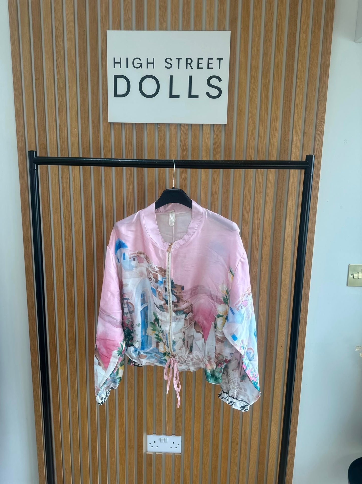 Caterina Jacket Light Weight Material Summer Colourful Prints Holiday