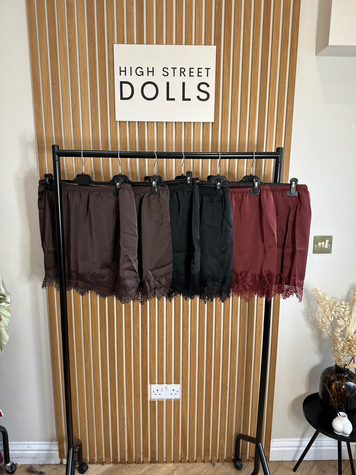 Adele Mini Skirt Lace Details  Autumn Winter Festive Christmas